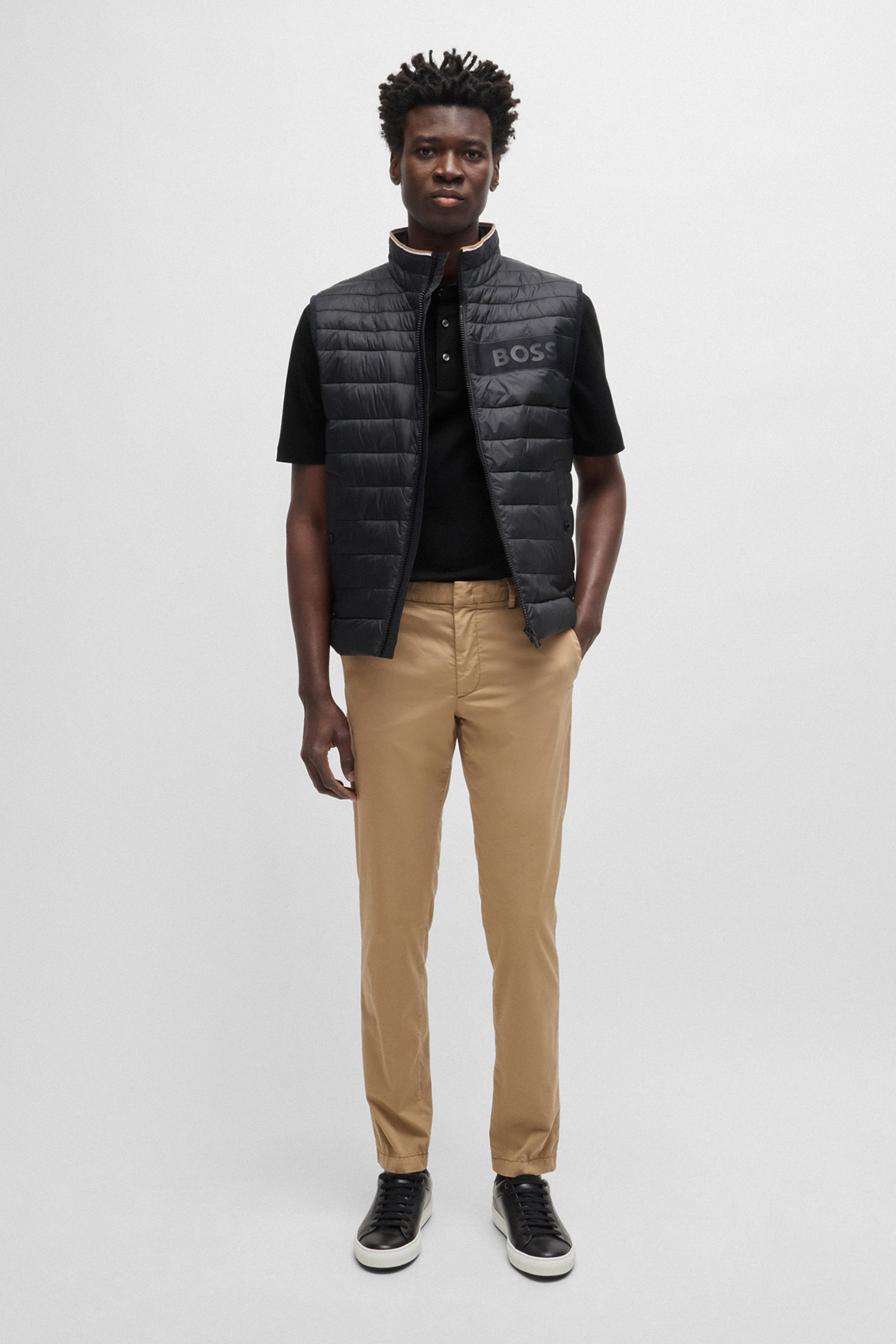 Мужское черное поло BOSS 50520297;001