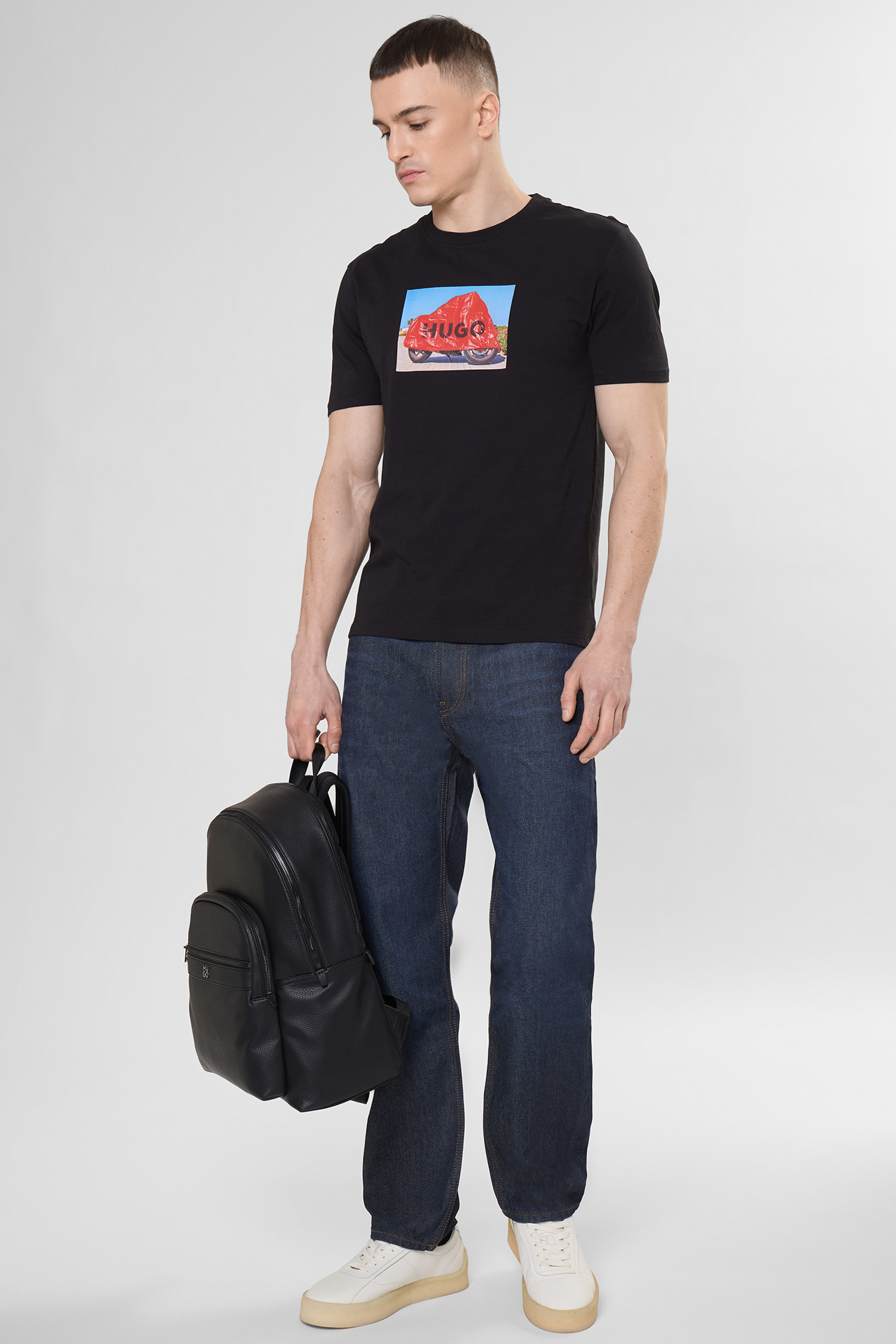 Чоловічі темно-сині джинси HUGO 50559646;410