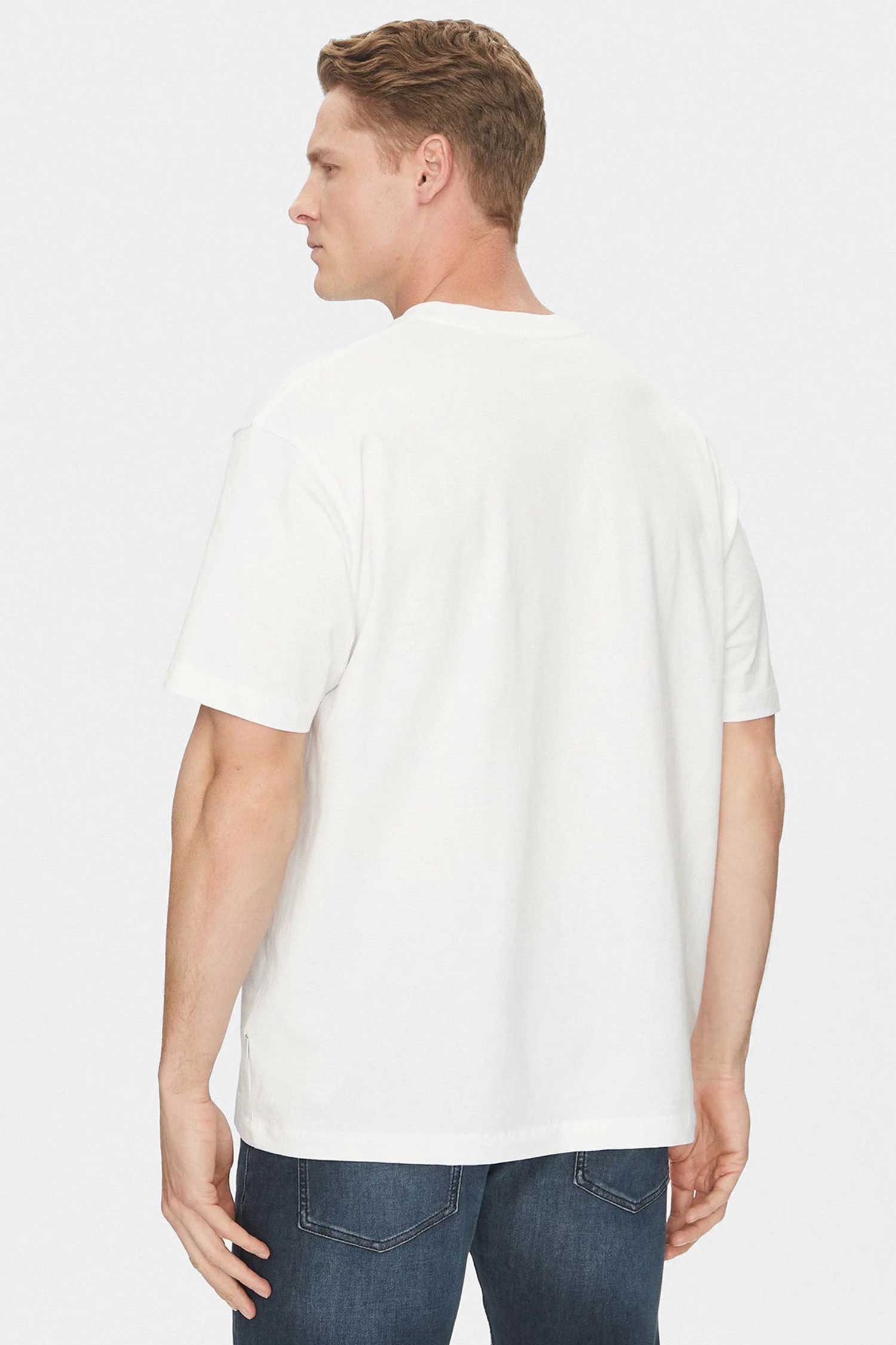 Мужская белая футболка Guess Jeans M5GI56.K8FQ4;G011