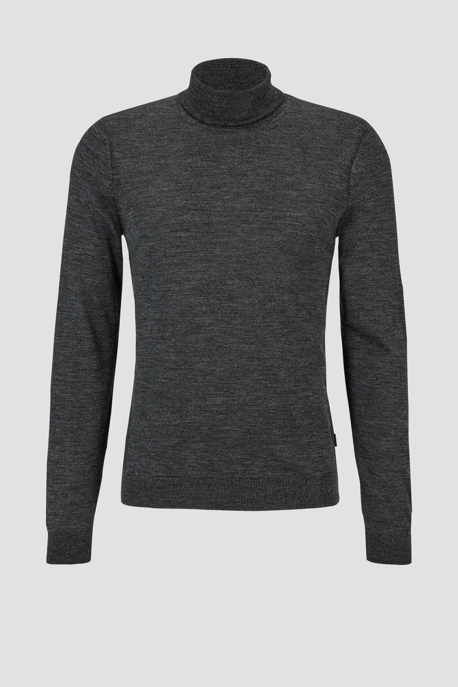 Мужской темно-серый шерстяной гольф BOSS 50468262;002