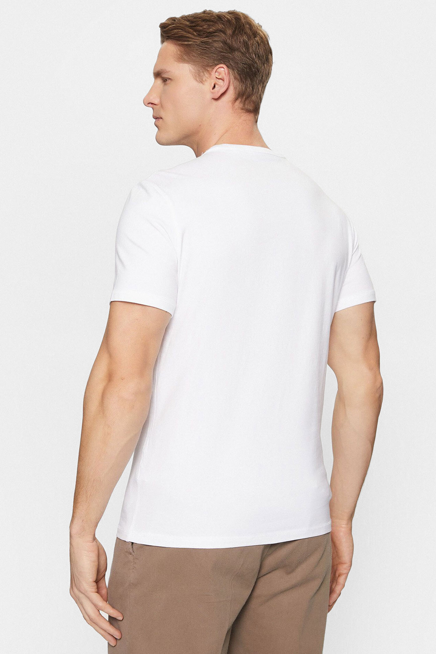 Мужская белая футболка Guess M5RI14.J1314;G011