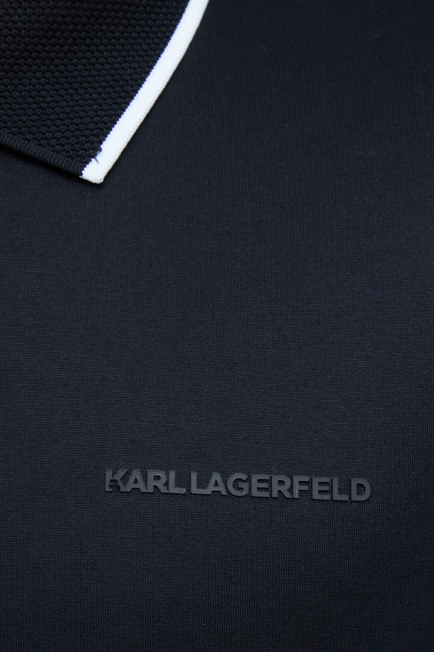 Чоловіче темно-синє поло Karl Lagerfeld 561200.745080;690