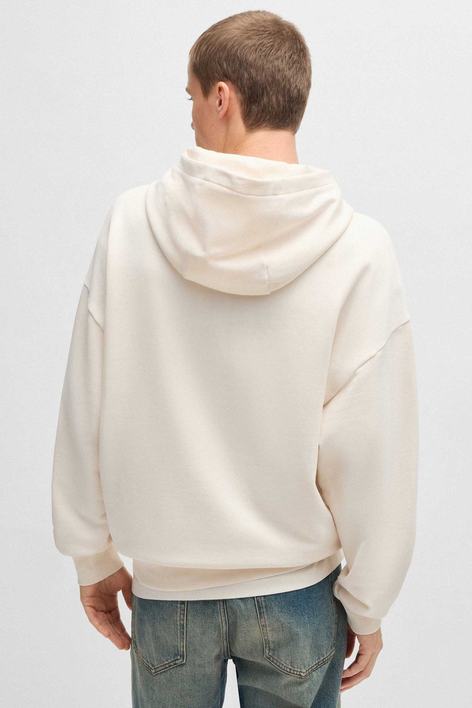 Мужское белое худи HUGO BLUE 50536113;121