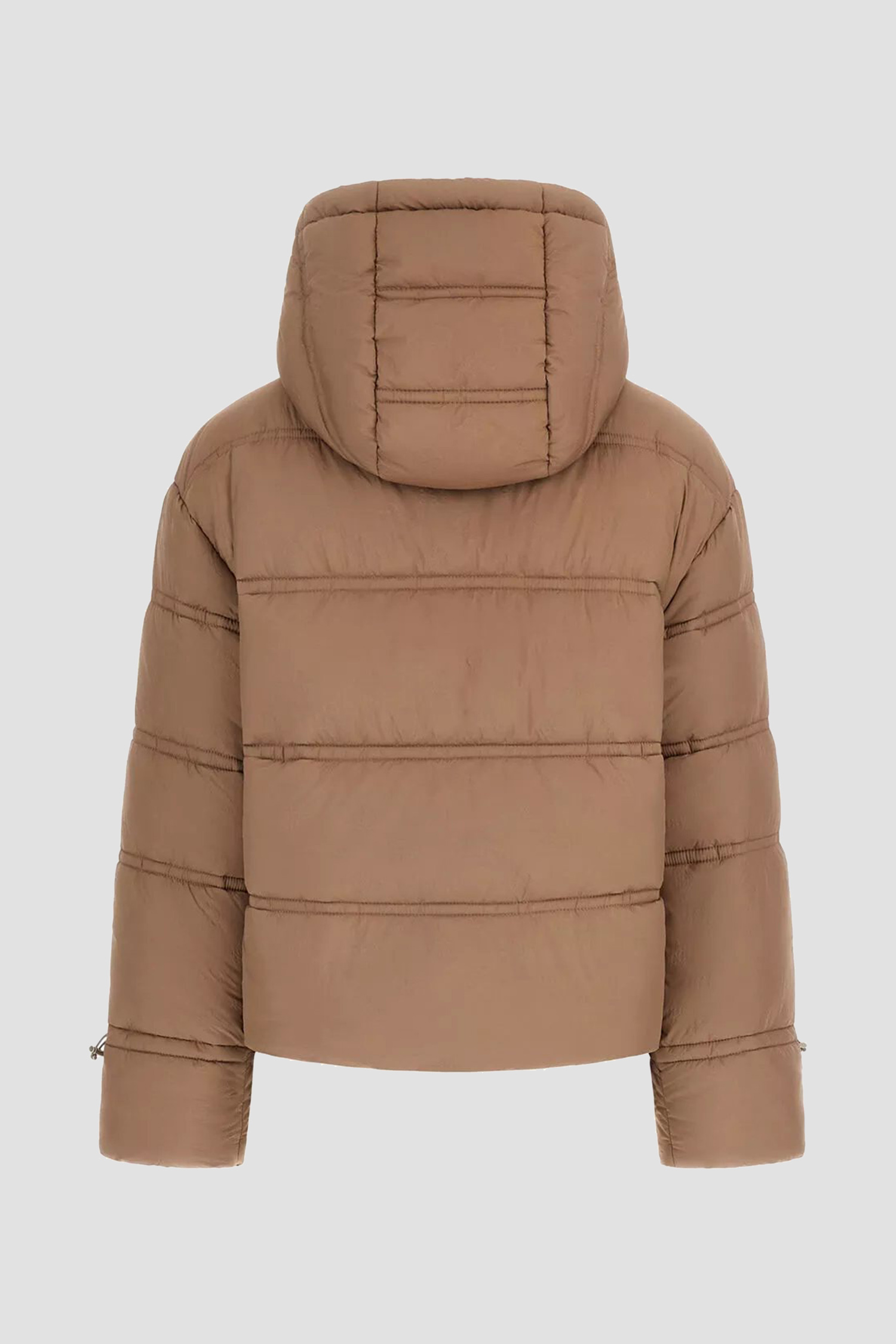 Жіноча бежева куртка з візерунком Guess W5BL43.W2902;FN8J