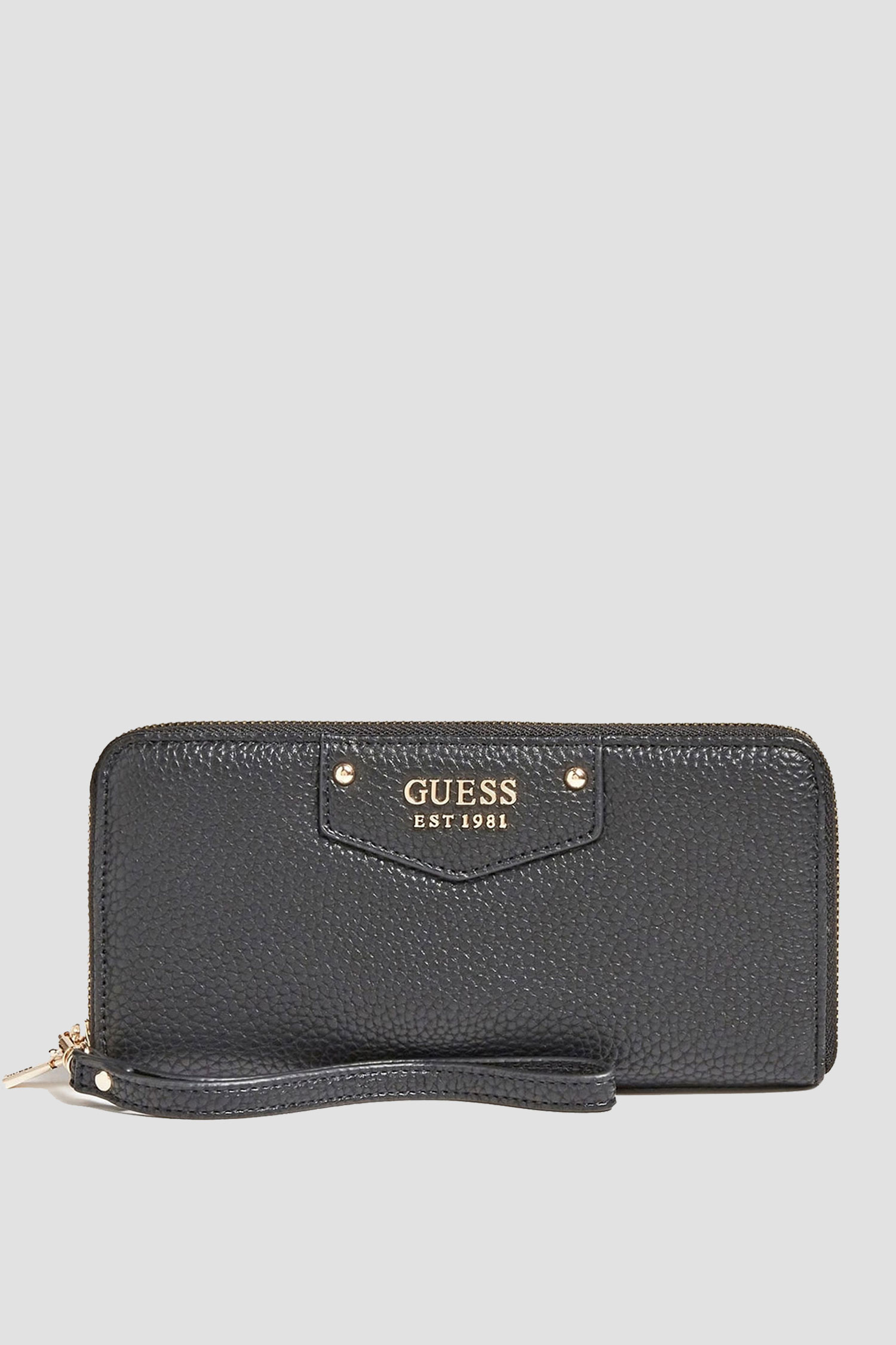 Жіночий чорний гаманець Guess SWEVG8.39046;BLA