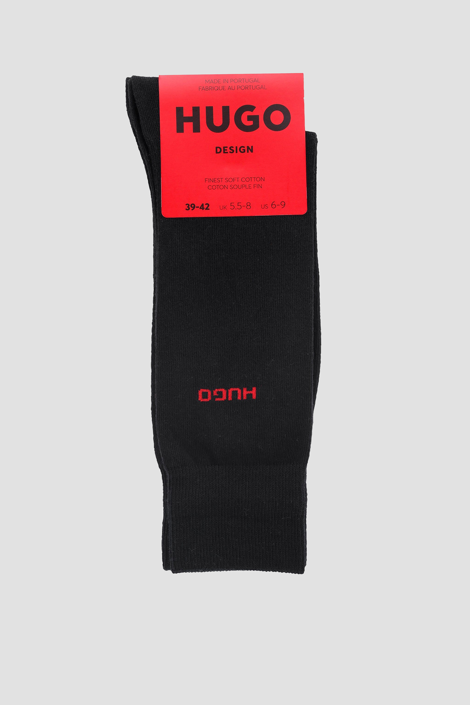 Чоловічі чорні шкарпетки (2 пари) HUGO 50468099;001