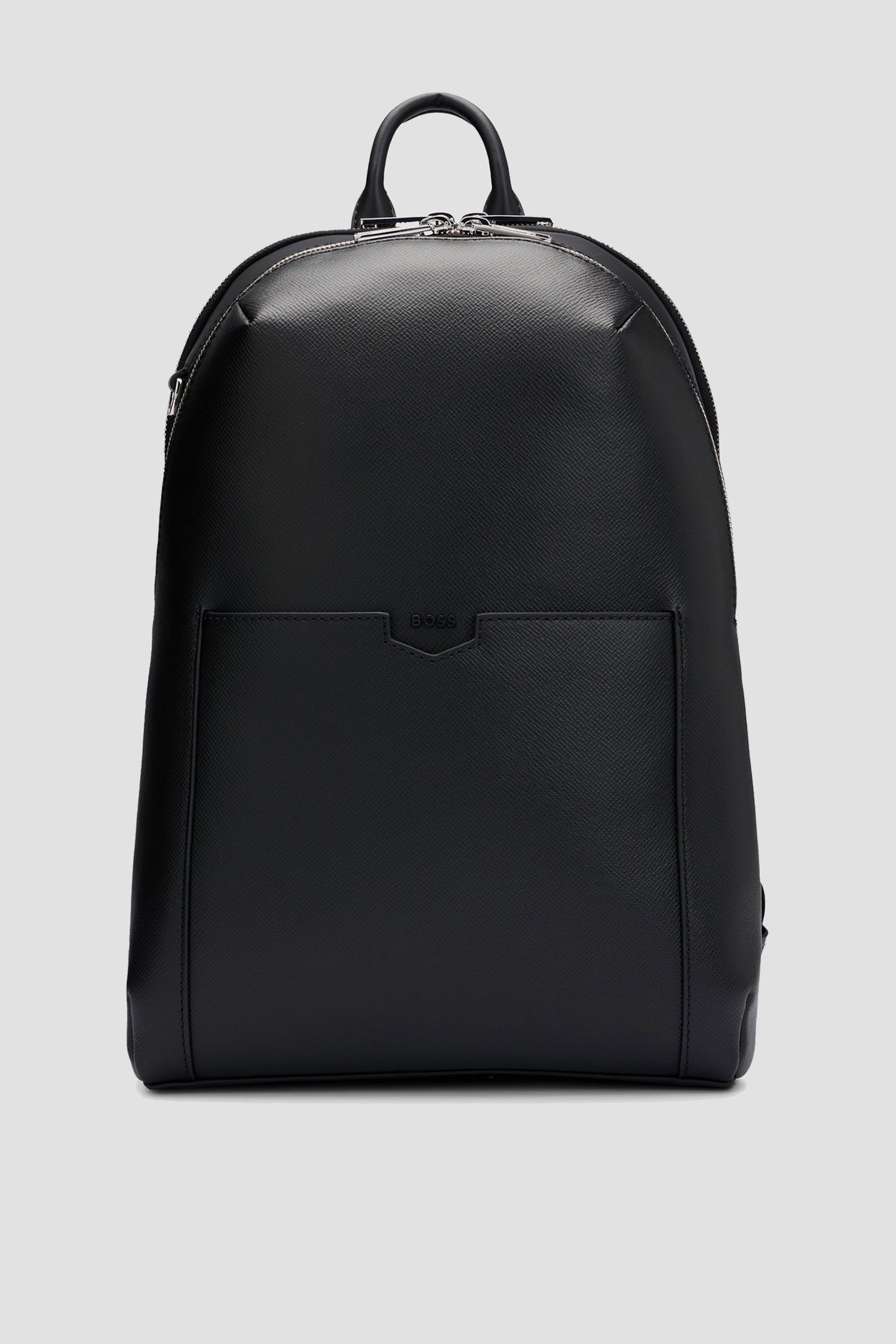 Мужской черный кожаный рюкзак BOSS 50512101;001