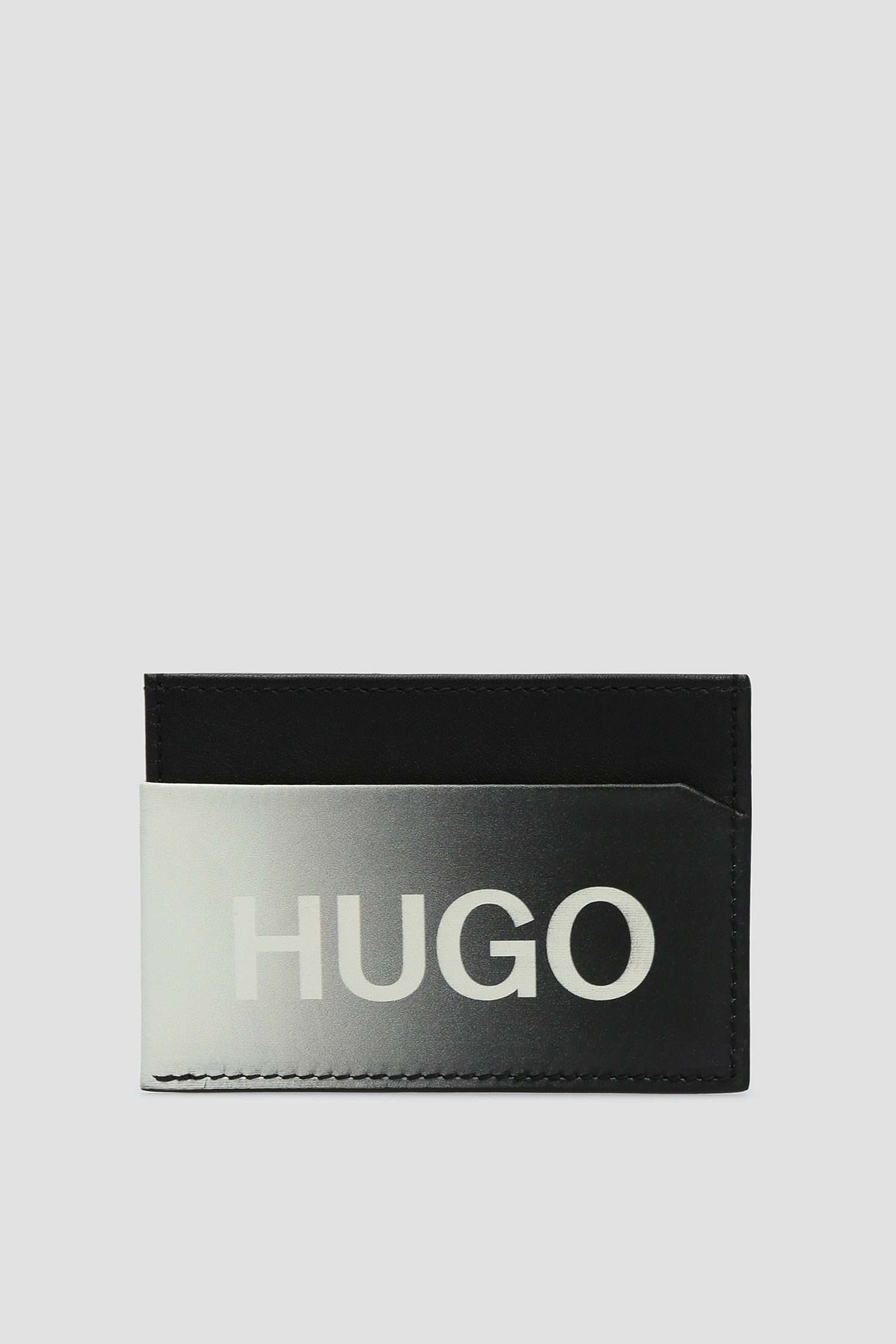 Мужской черный кожаный кардхолдер HUGO 50431489;001
