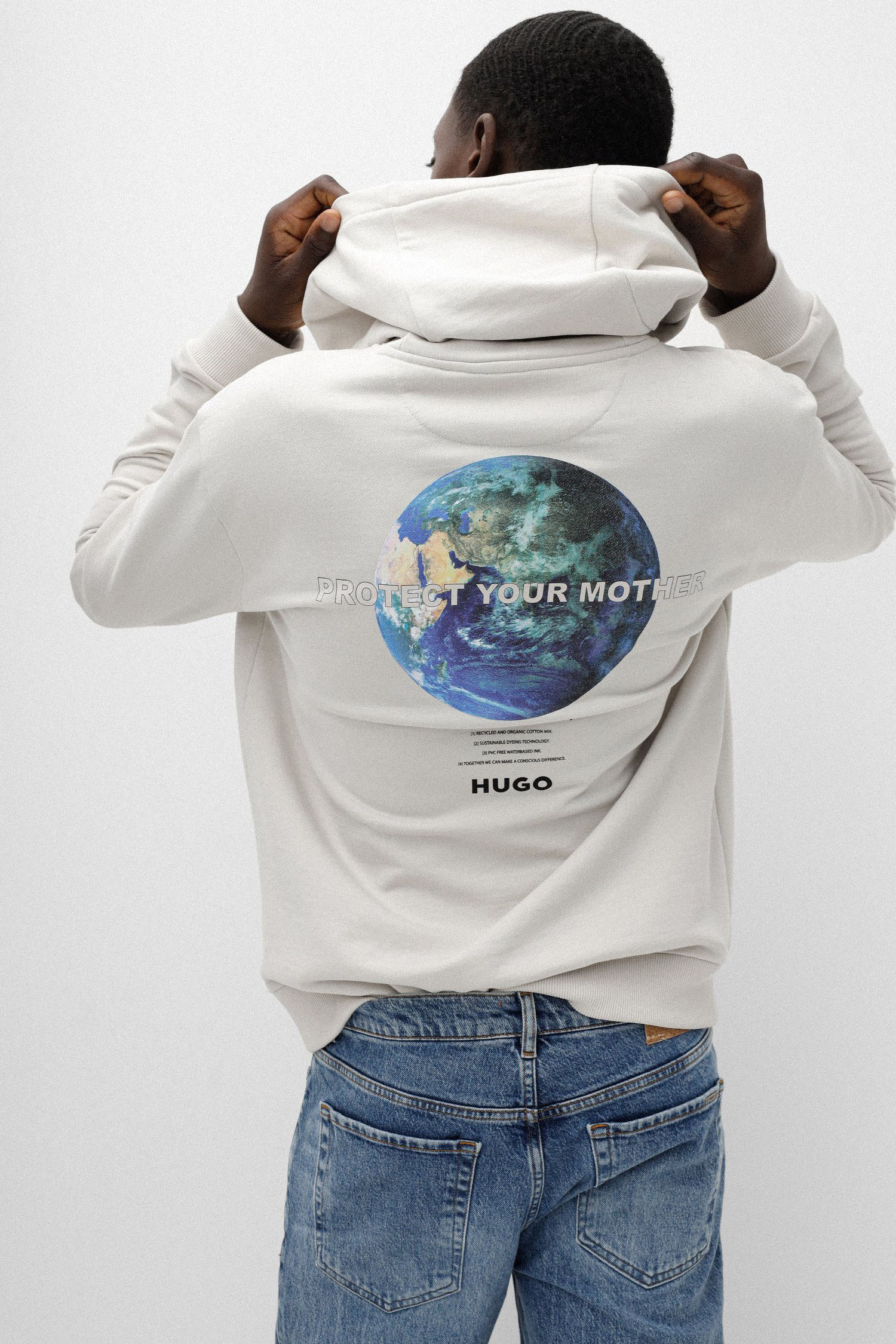 Чоловіче сіре худі HUGO 50473788;273