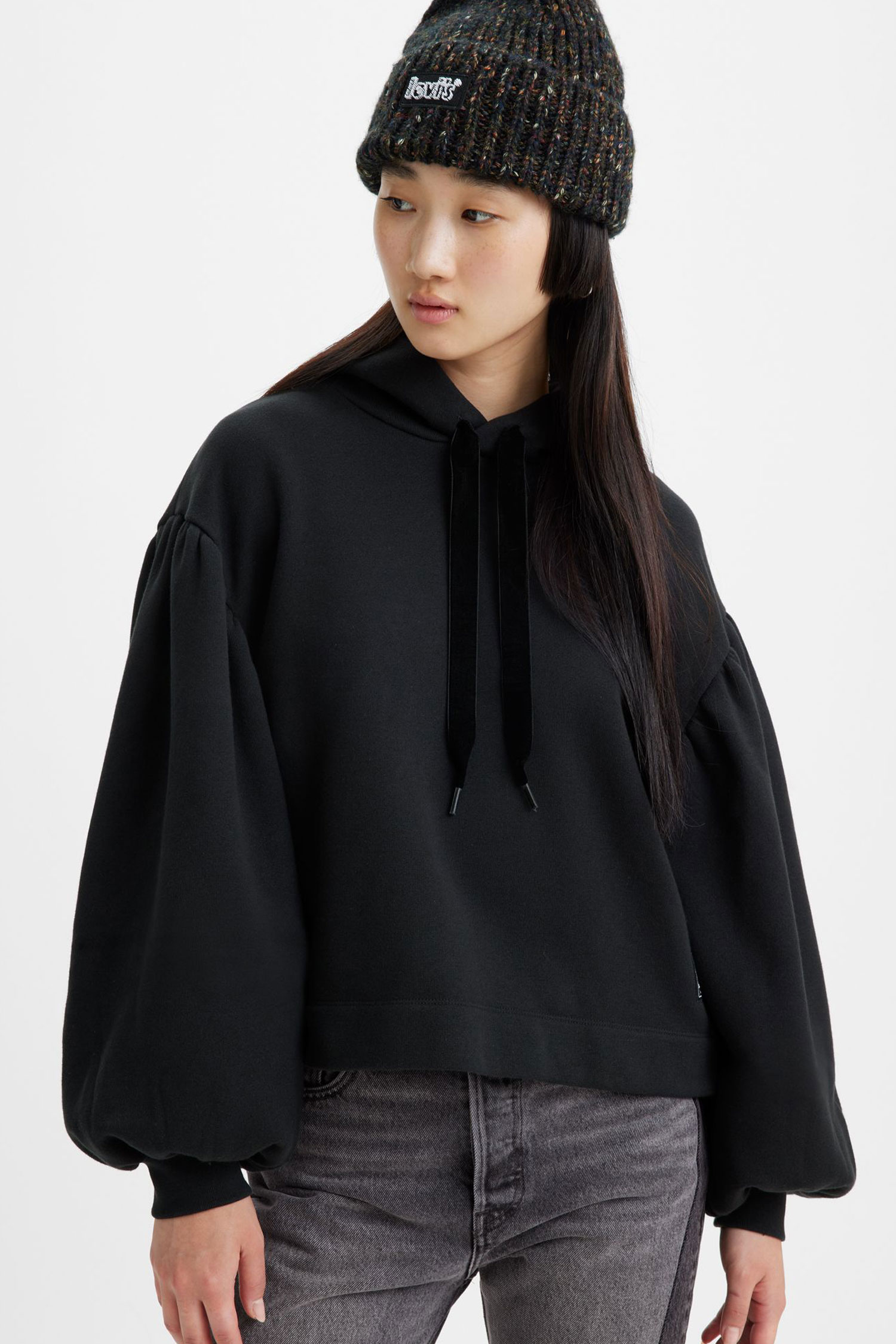 Женское черное худи Levi’s® A4758;0001