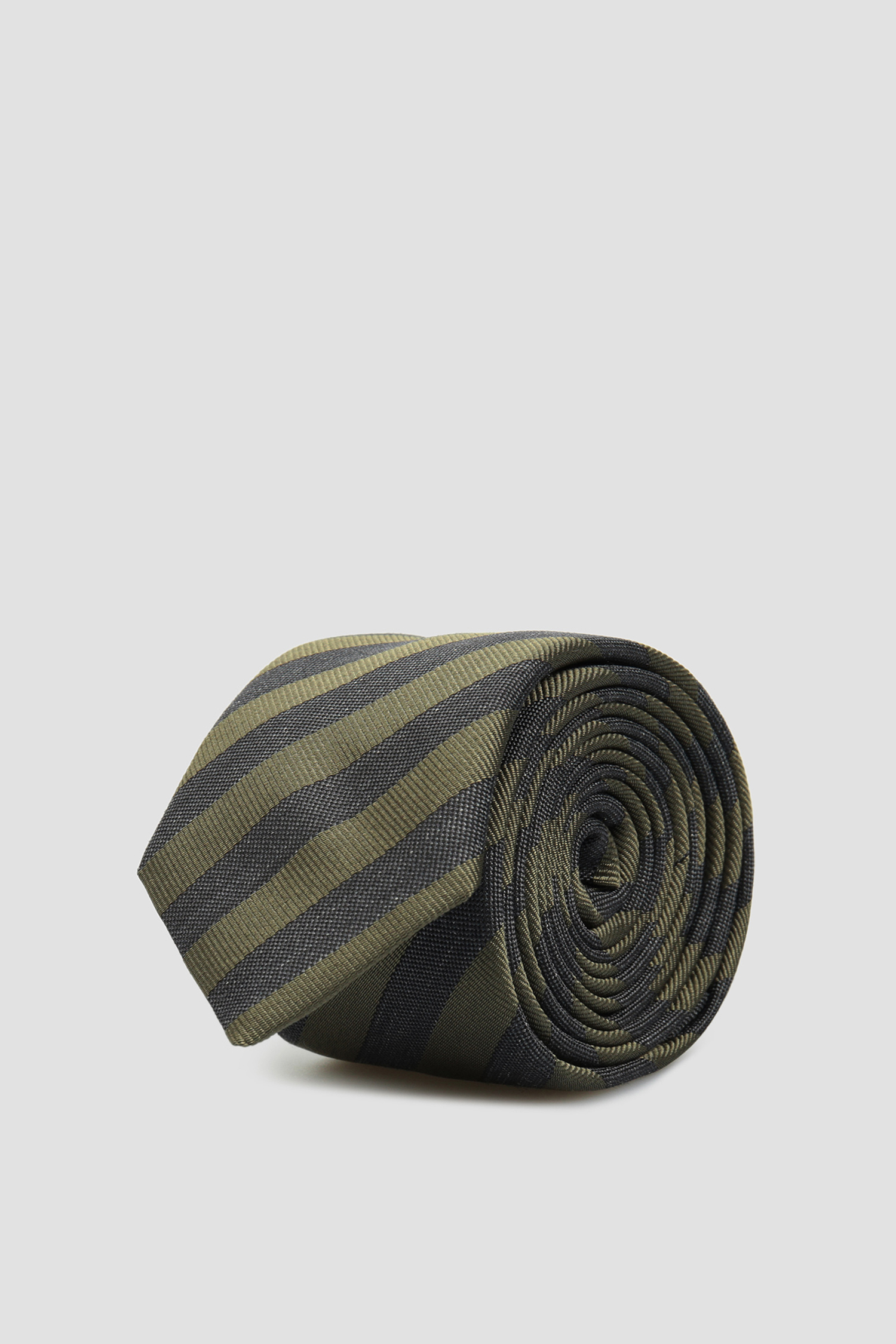 Мужской шелковый галстук в полоску BOSS 50376076;343