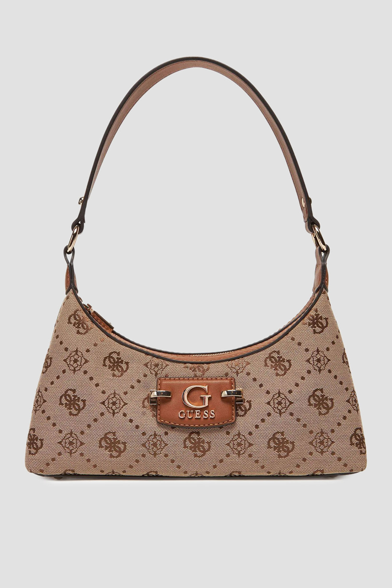 Женская коричневая сумка с узором Guess HWJP96.54170;LTL