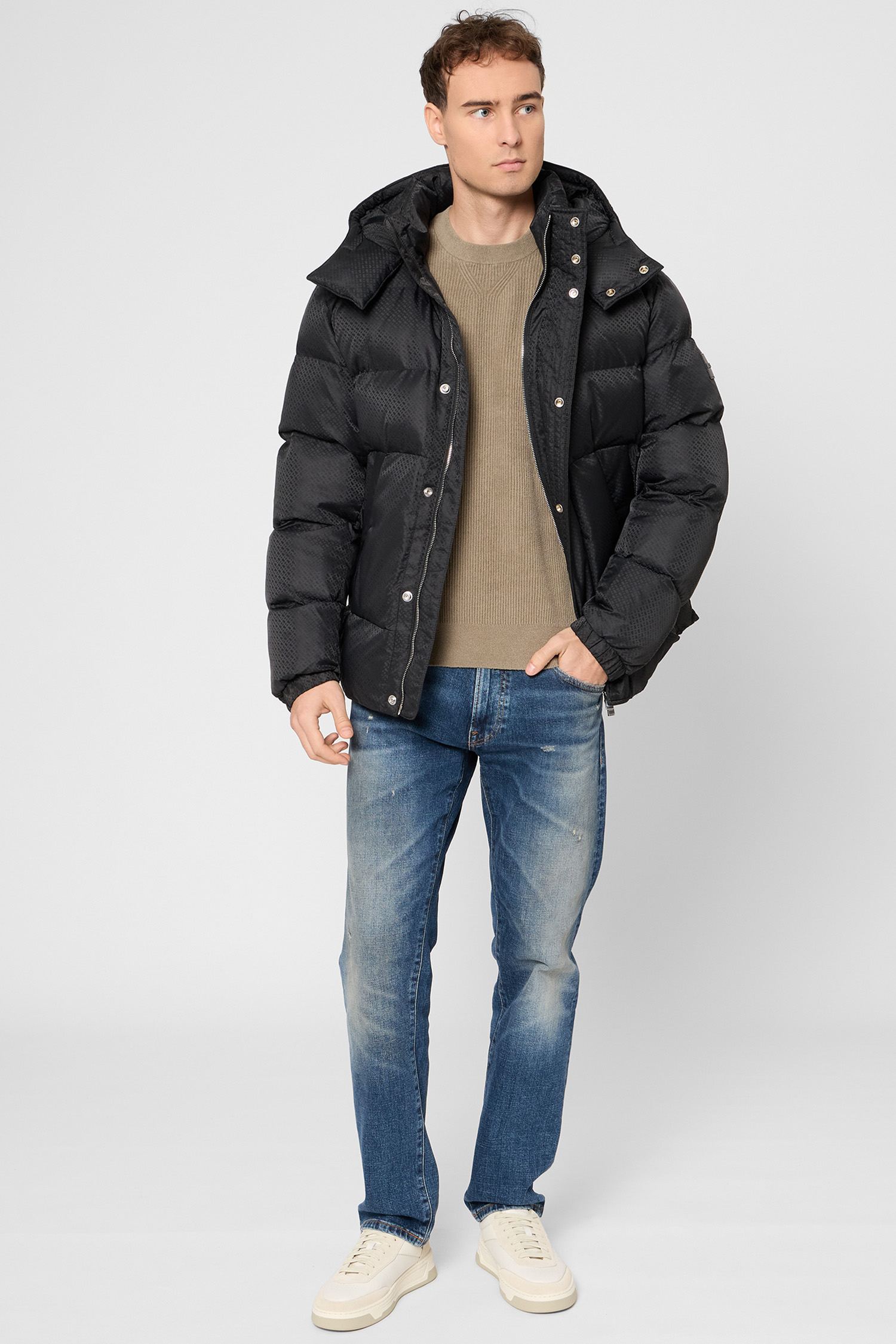 Мужская черная куртка BOSS 50548727;001