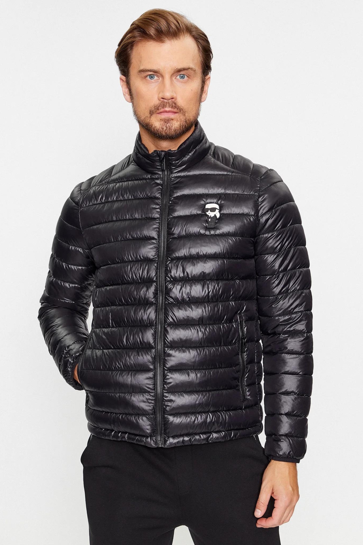 Чоловіча чорна куртка Karl Lagerfeld 500590.505022;990