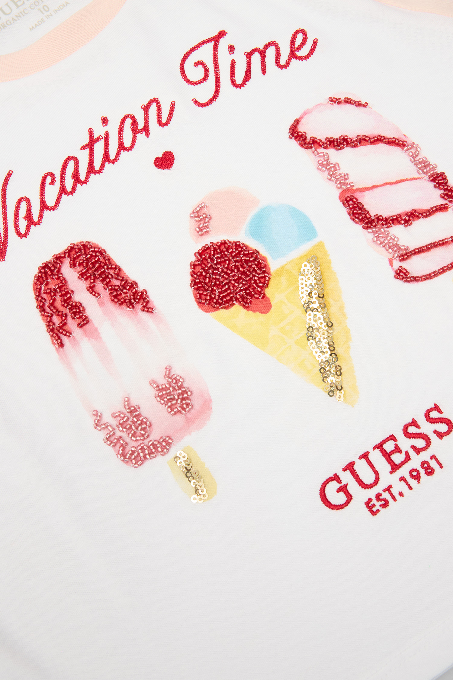 Дитяча біла футболка Guess Kids J5GI06.K8HM4;G63Q