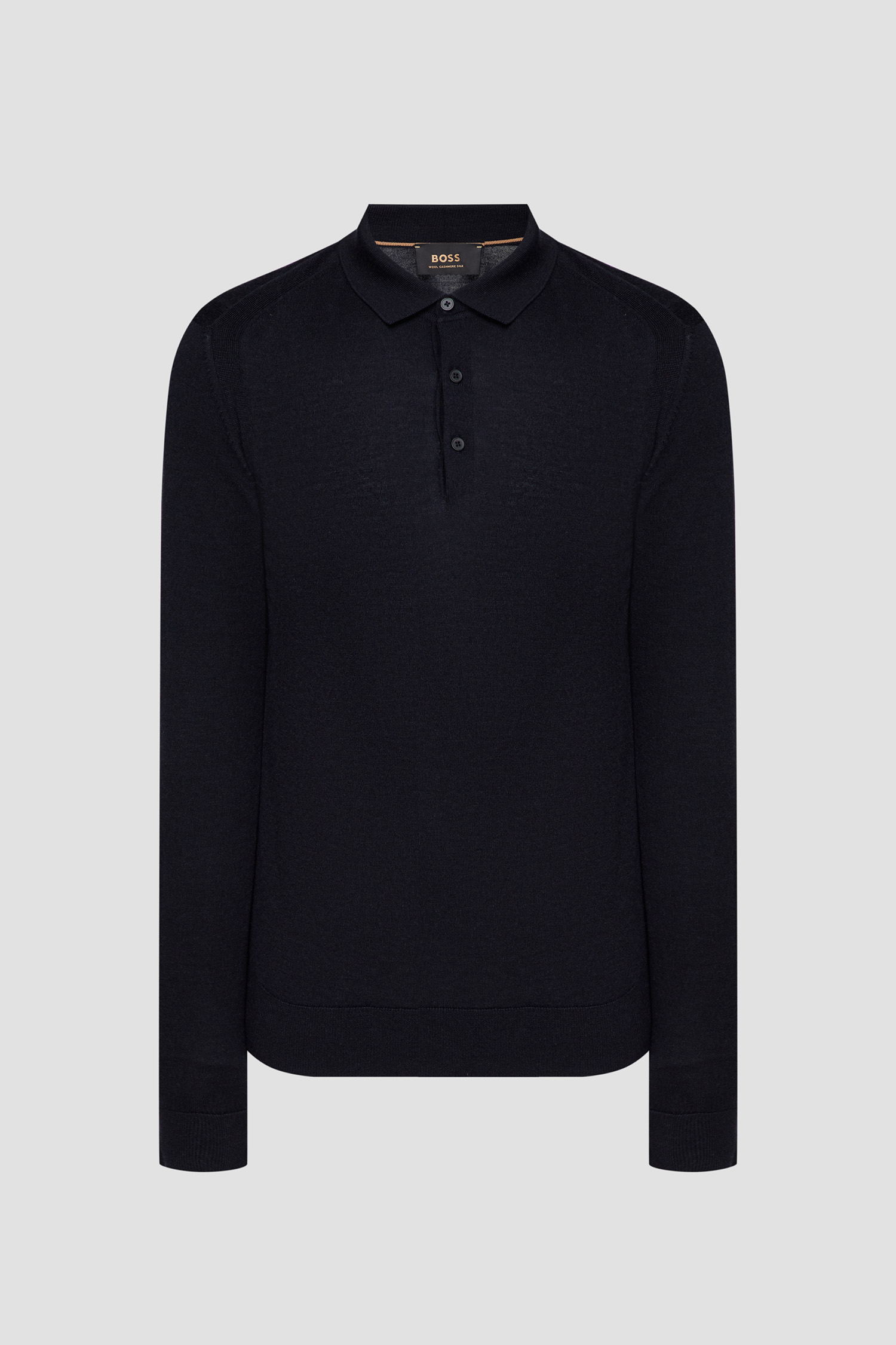 Чоловіче темно-синє вовняне поло BOSS 50496945;404
