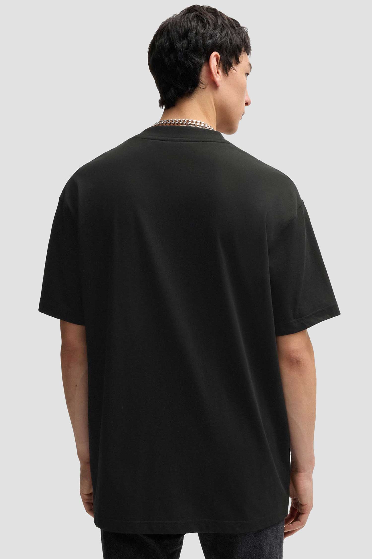 Чоловіча чорна футболка HUGO BLUE 50530341;001