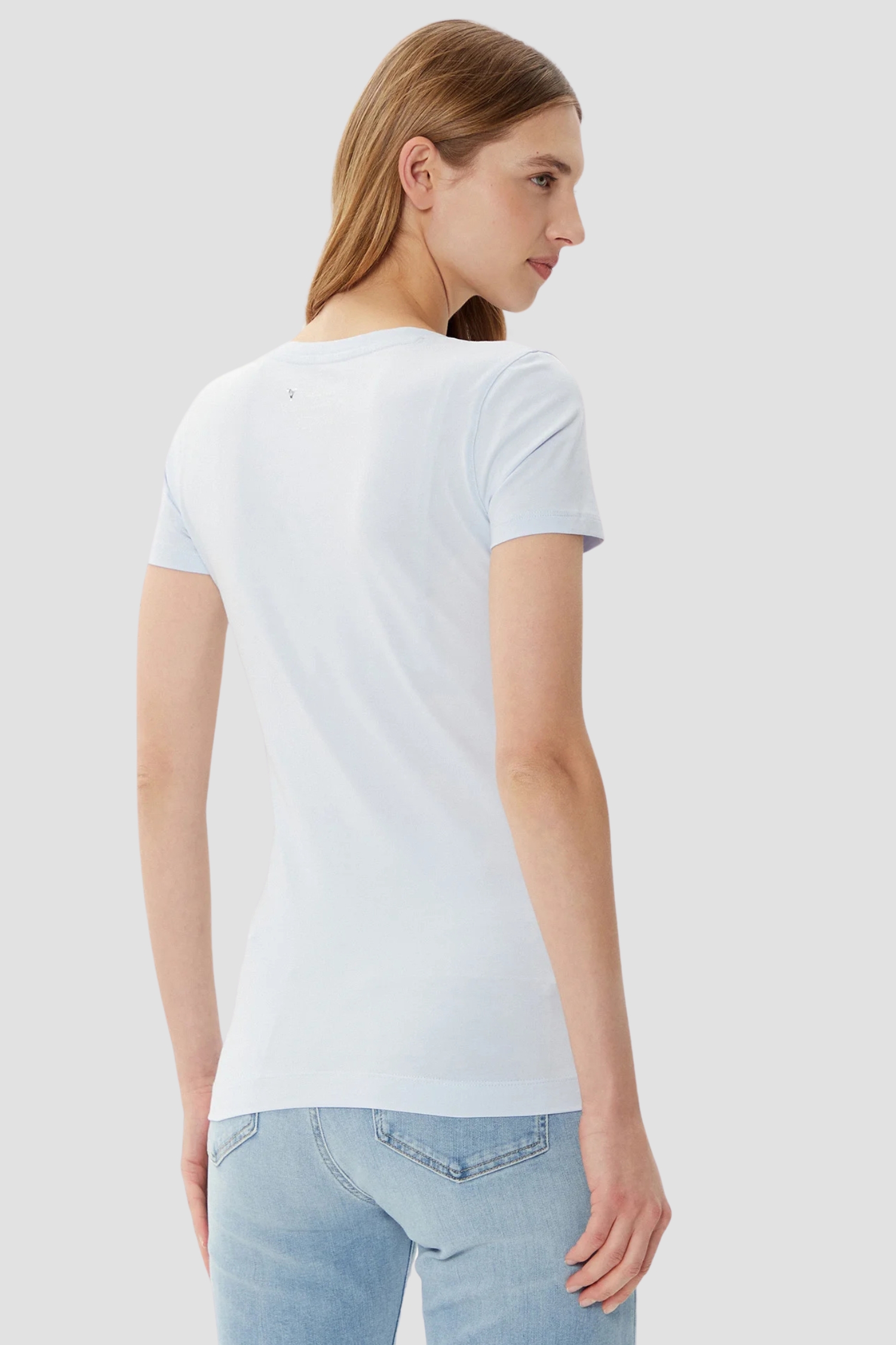 Женская голубая футболка Guess W5RI00.J1314;G7S1