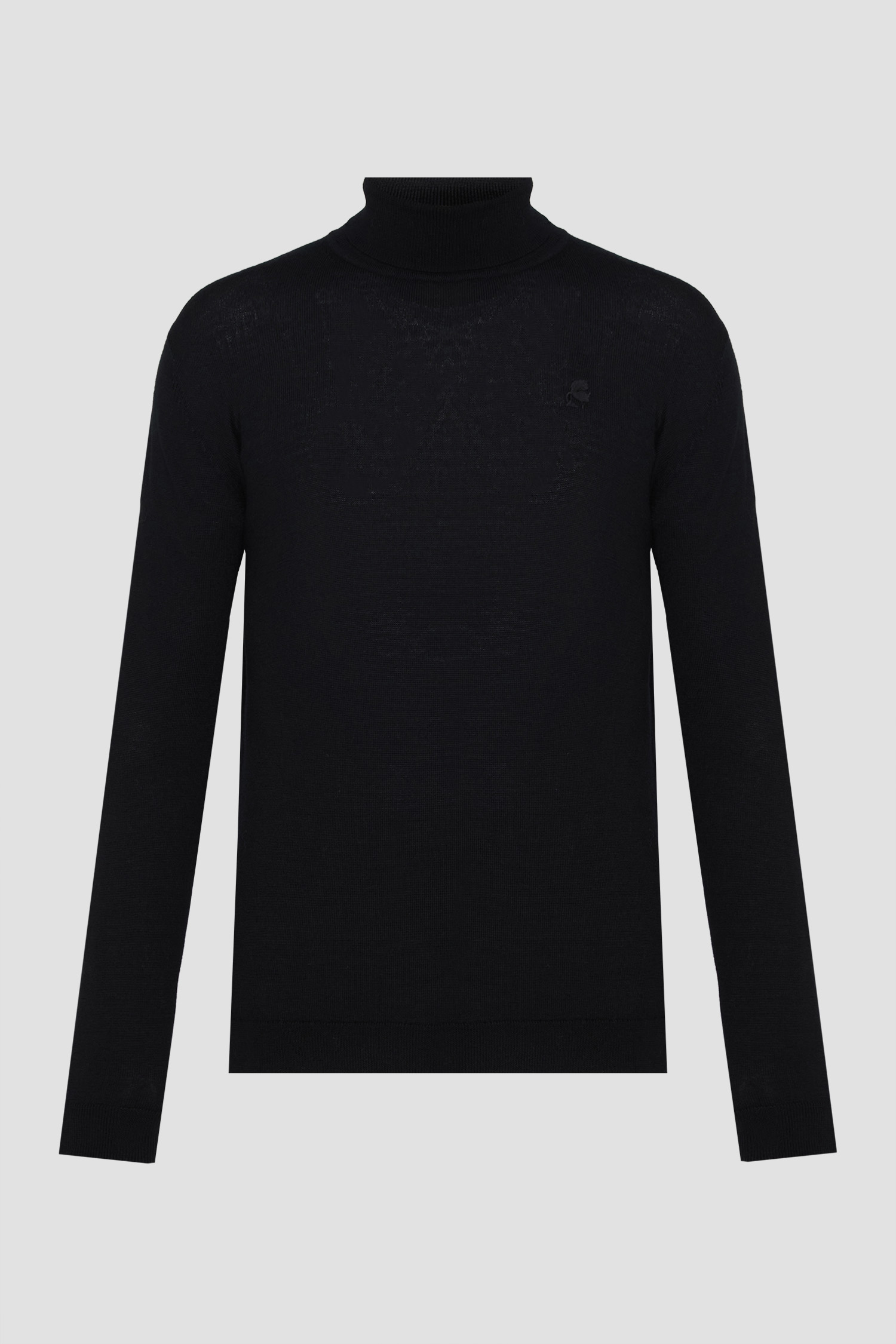 Мужской черный шерстяной гольф Karl Lagerfeld 553399.655058;990