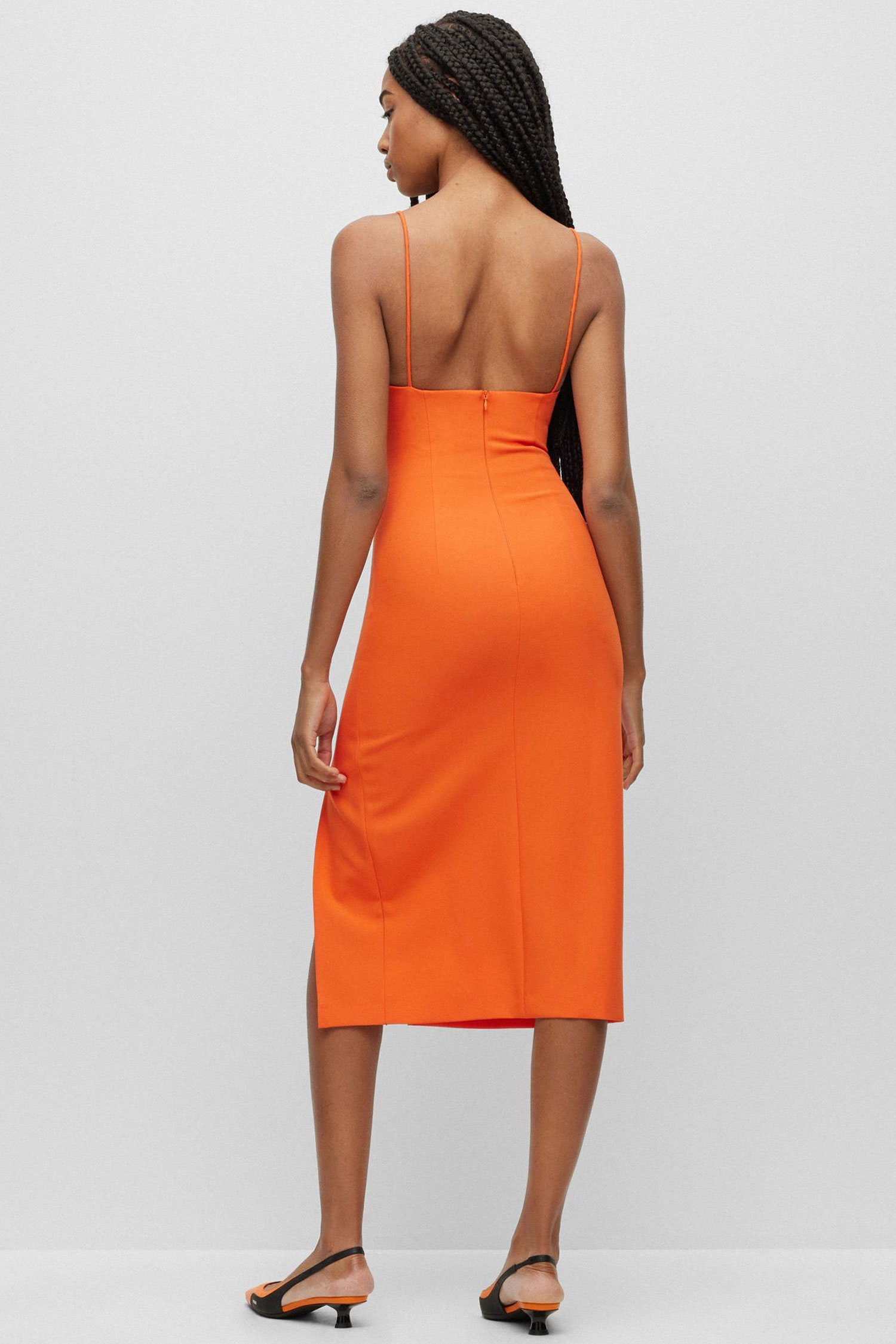 Жіноча помаранчева сукня HUGO 50489214;621