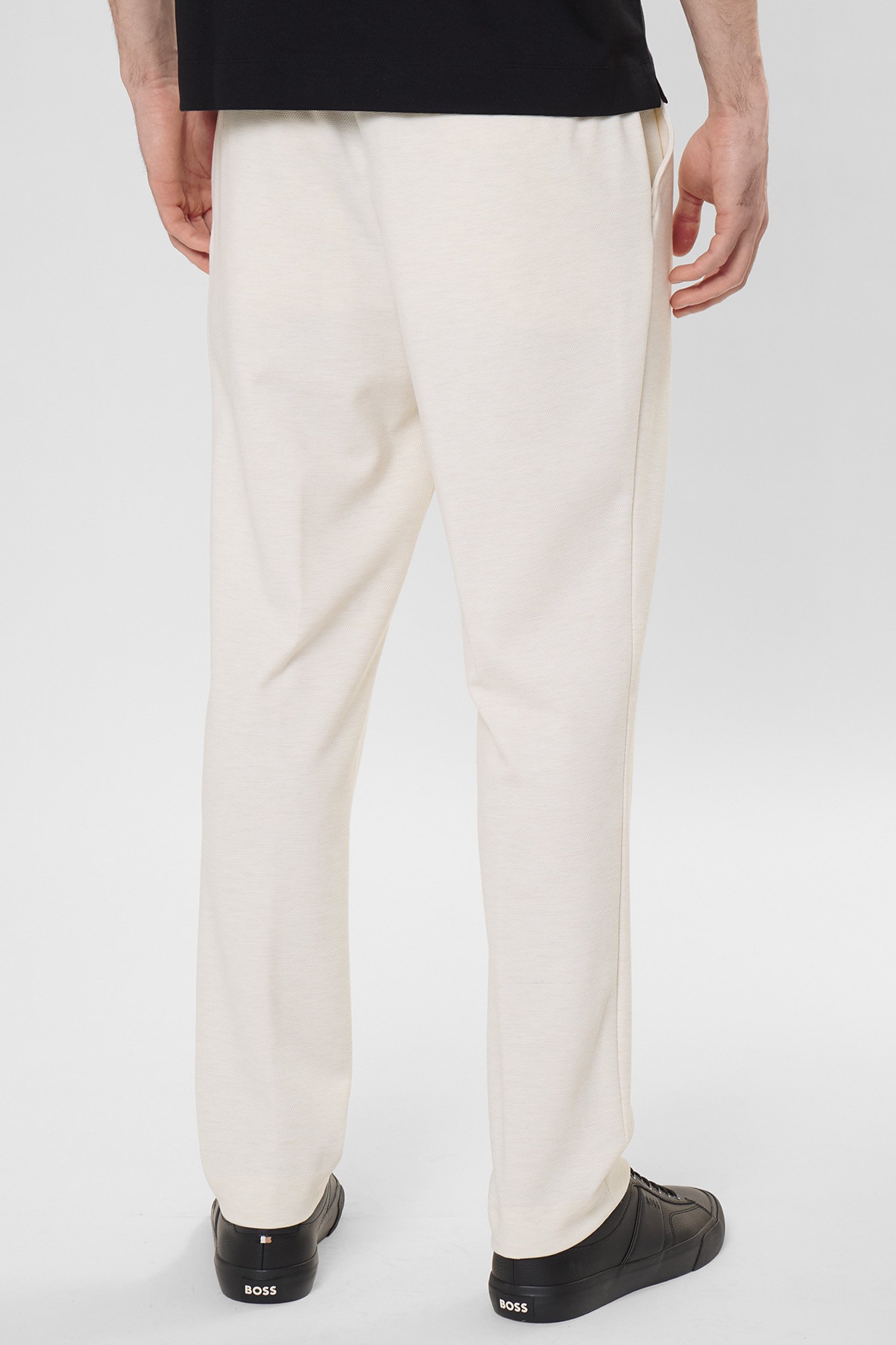 Мужские белые брюки BOSS 50553555;131