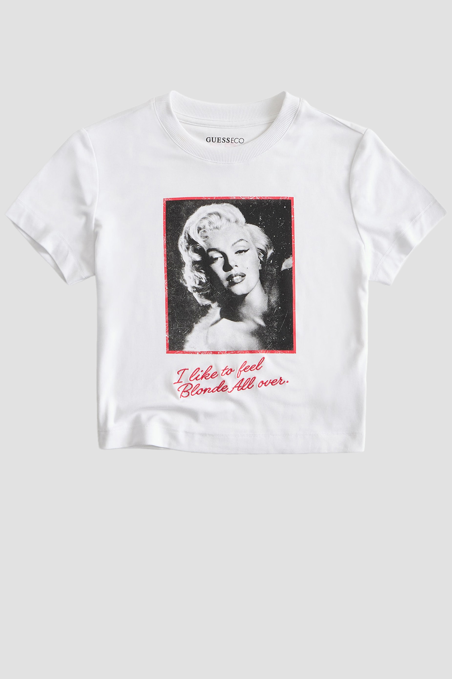 Женская белая футболка Guess W6YI64.K6710;G011