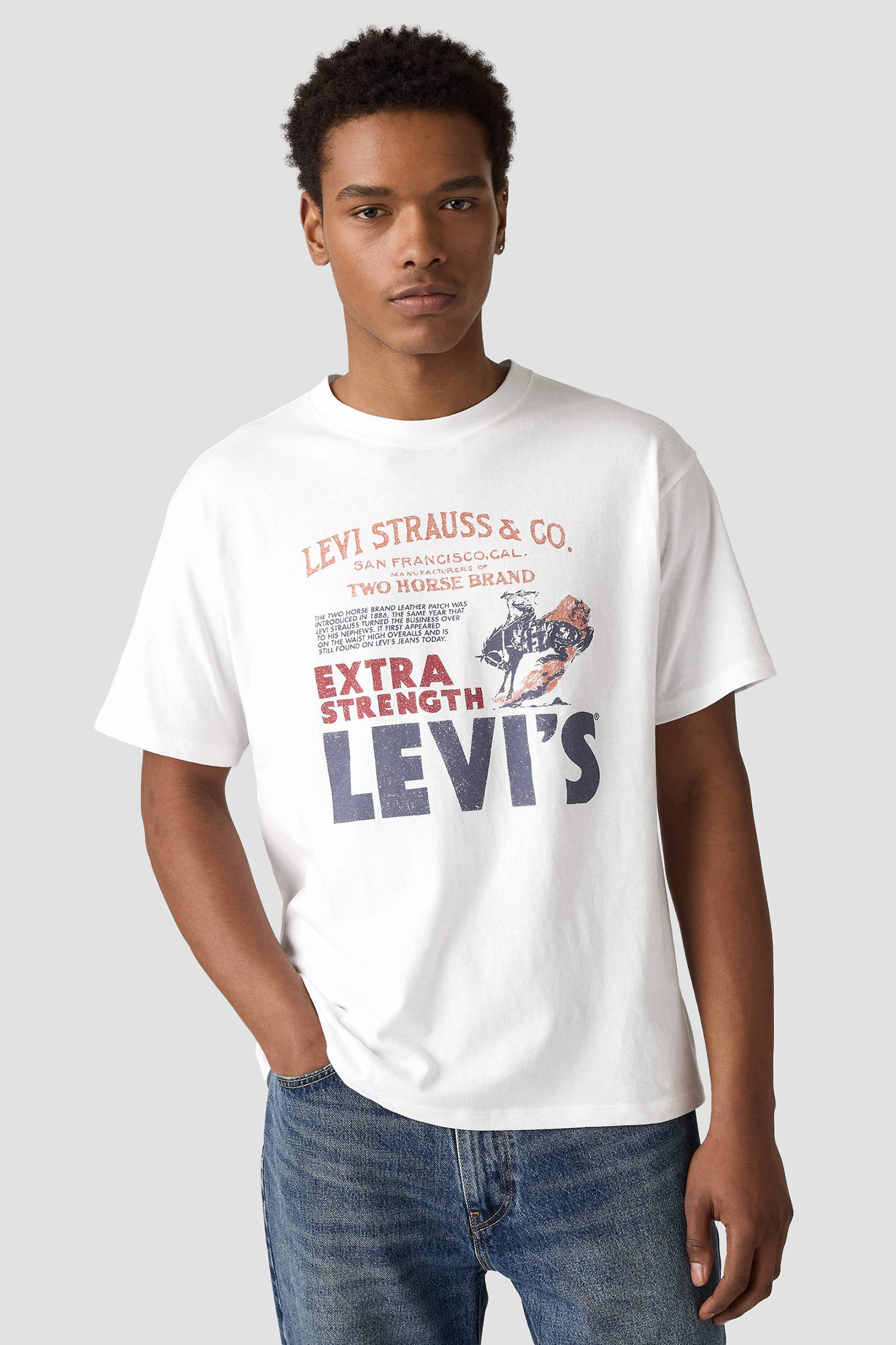 Чоловіча біла футболка Levi’s® 87373;0225
