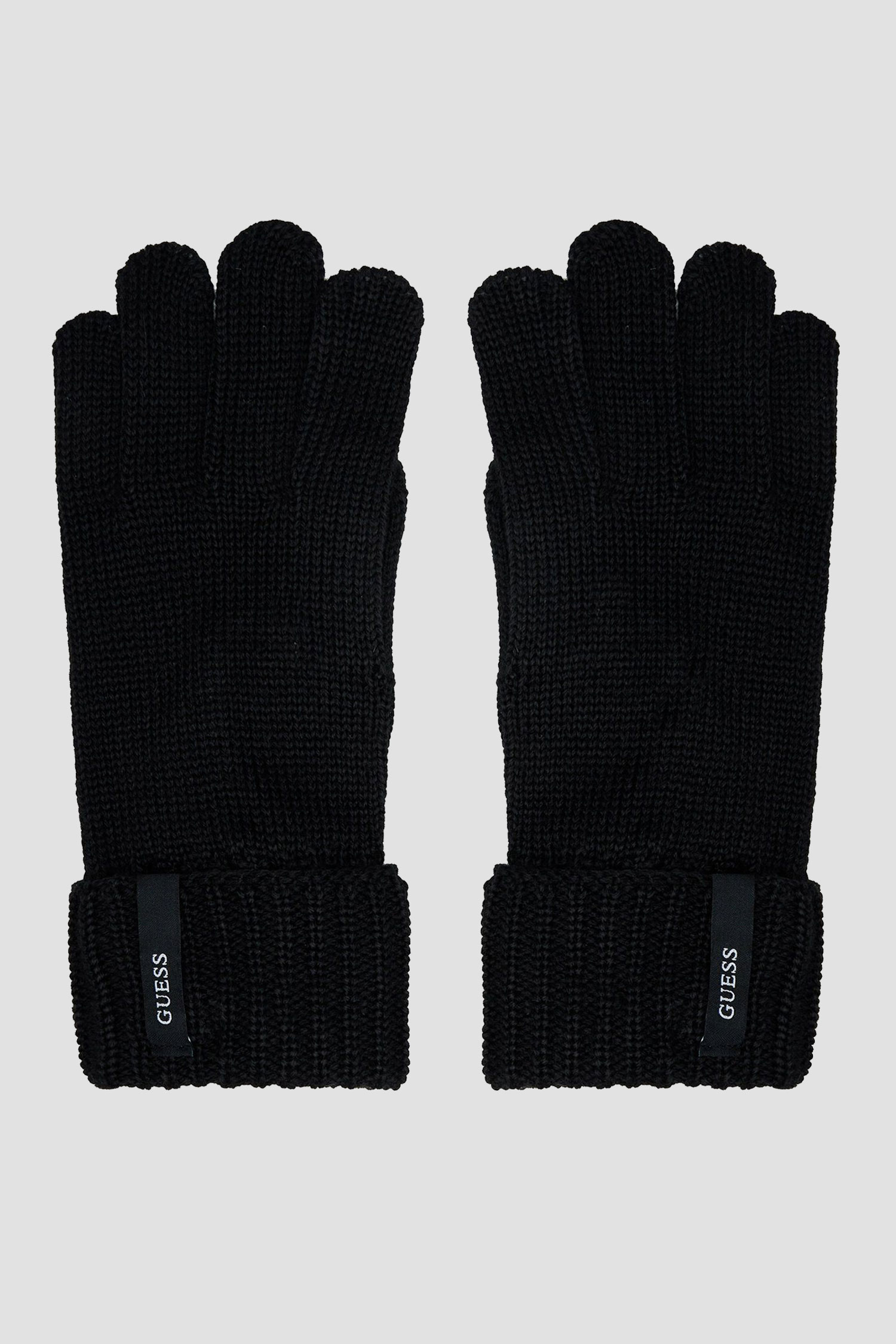 Мужские черные перчатки Guess AM9333.POL02;BLA