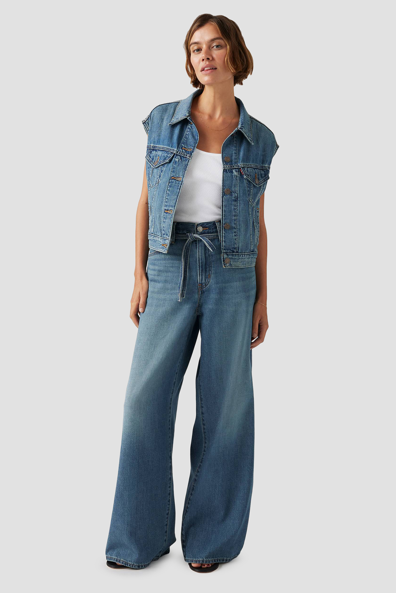 Женские синие джинсы XL Straight Levi’s® A8701;0009