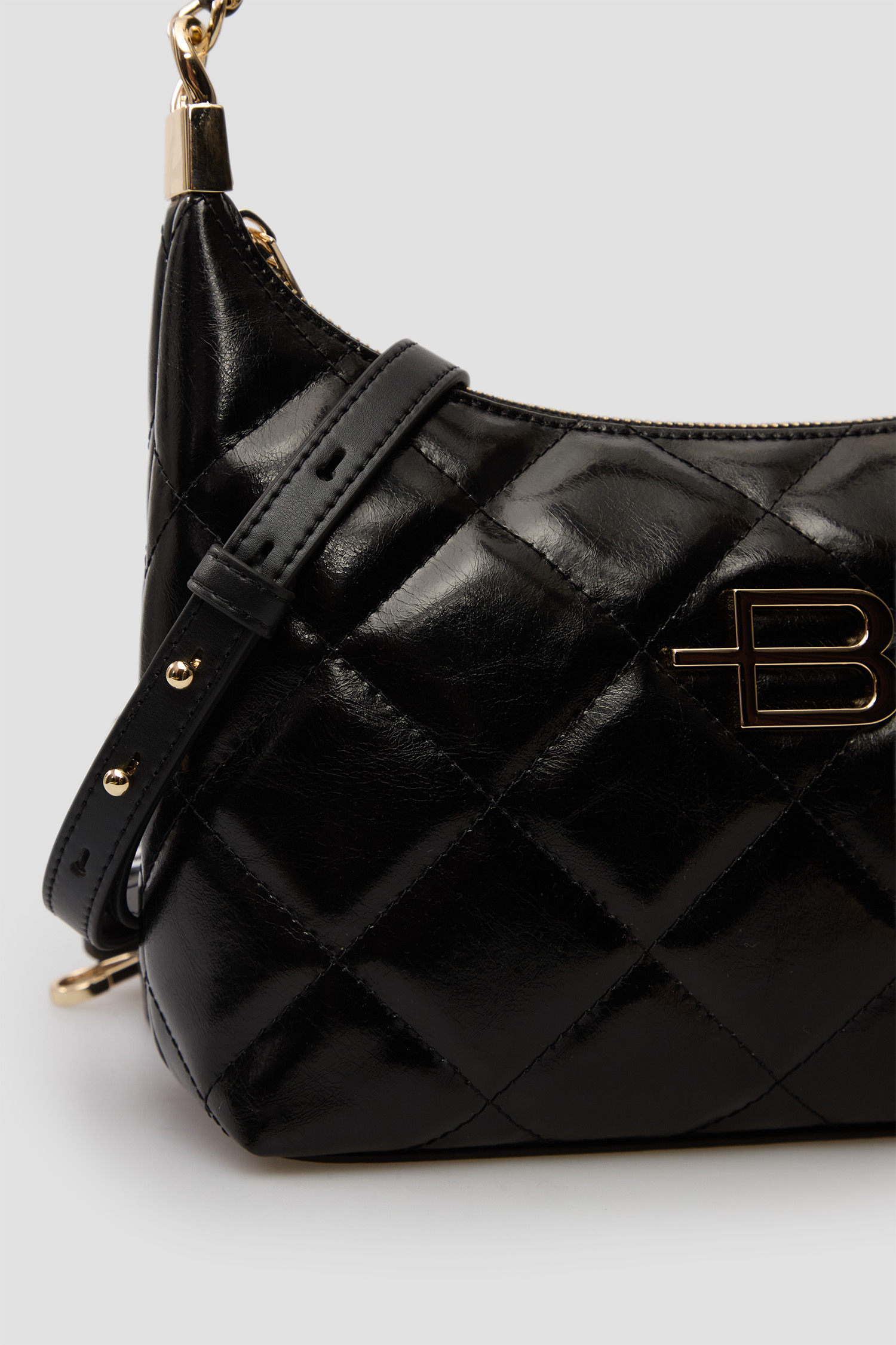 Женская черная кожаная сумка BALDININI G3FPWGEU0012;999