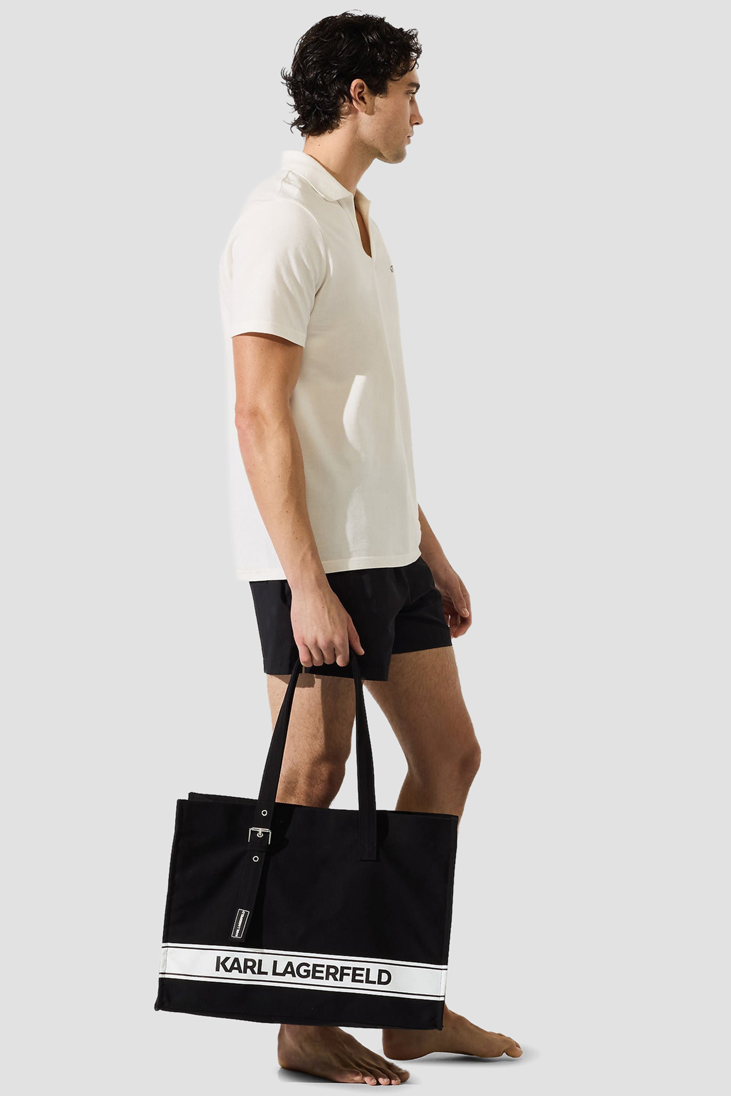 Мужской черный шоппер Karl Lagerfeld B1M46078;999