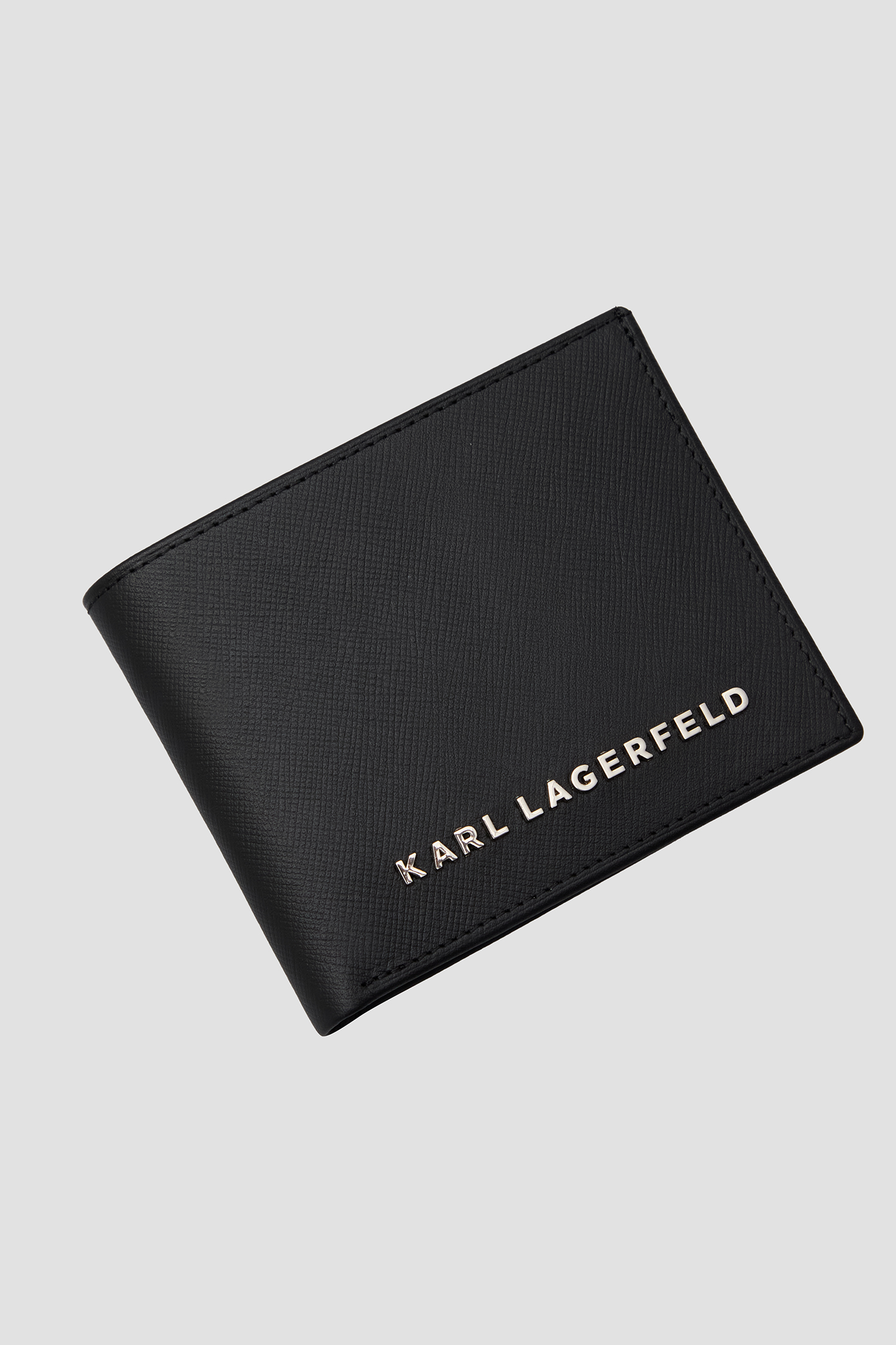 Мужской черный кожаный кошелек Karl Lagerfeld 551455.815422;990