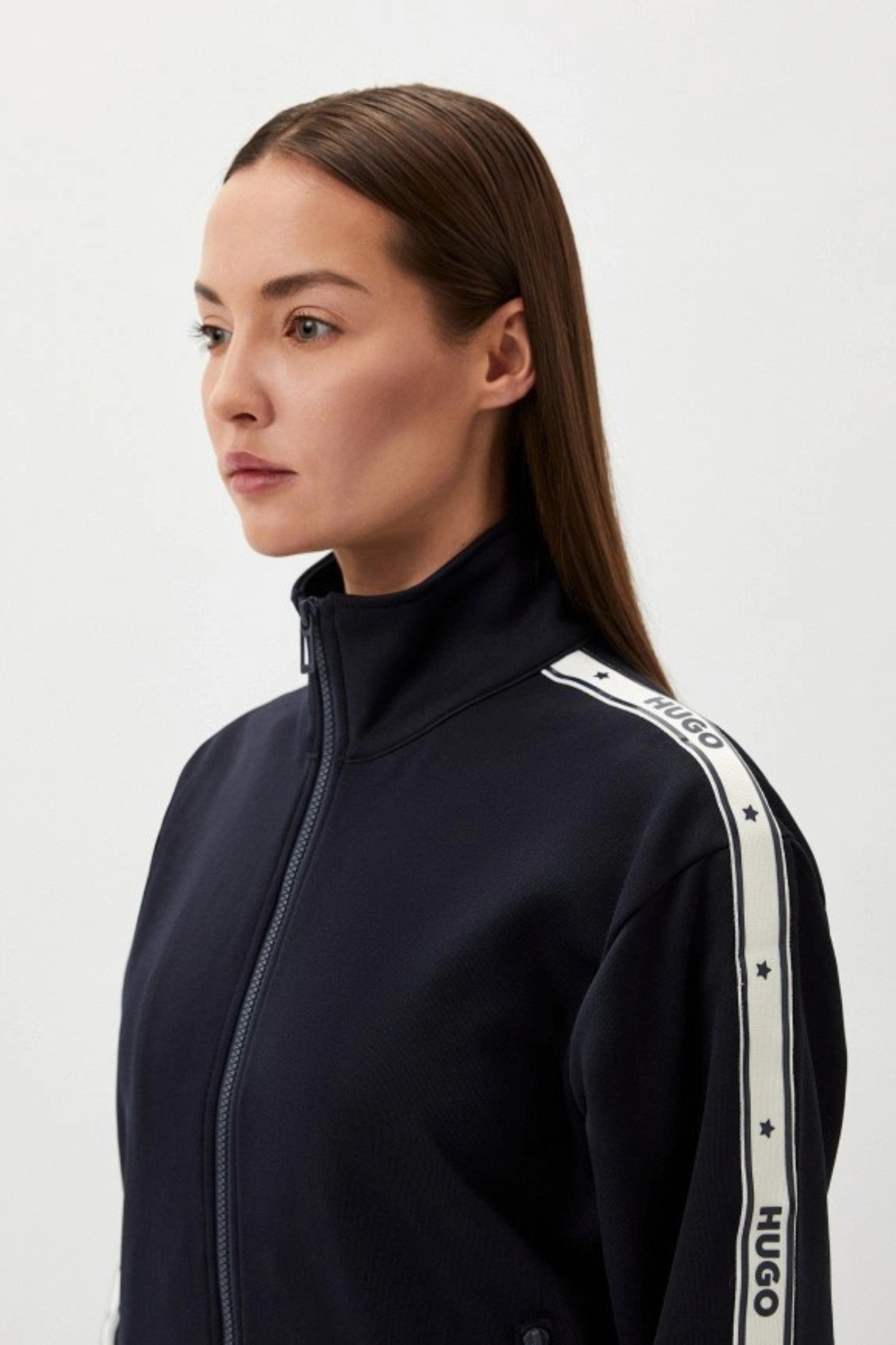 Женская темно-синяя спортивная кофта HUGO 50521282;464