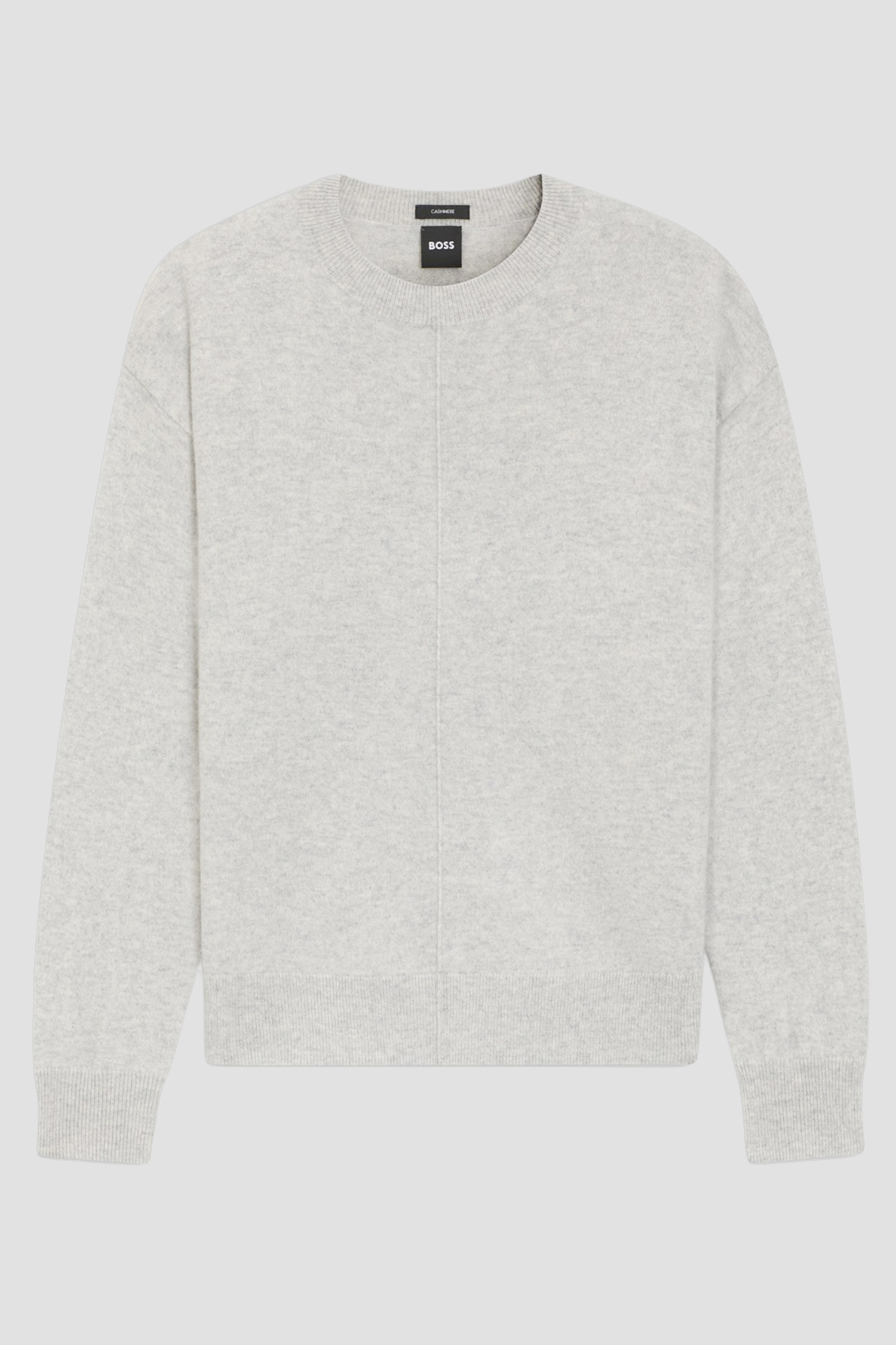 Женский серый кашемировый джемпер BOSS 50547883;058