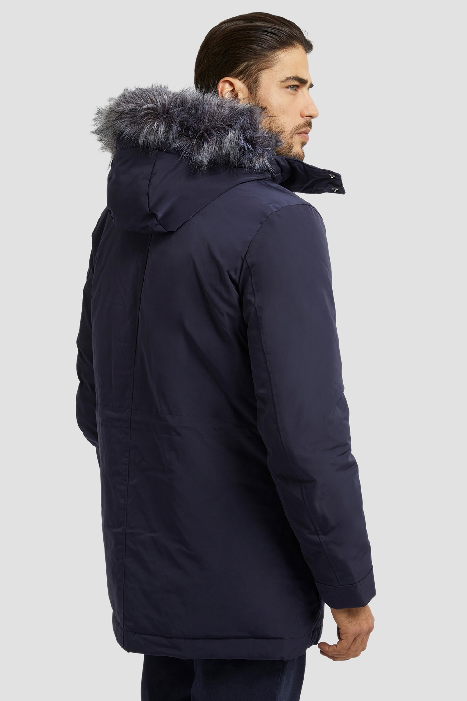 Чоловіча темно-синя пухова парка Guess M2BL45.WEZJ2;G7V2