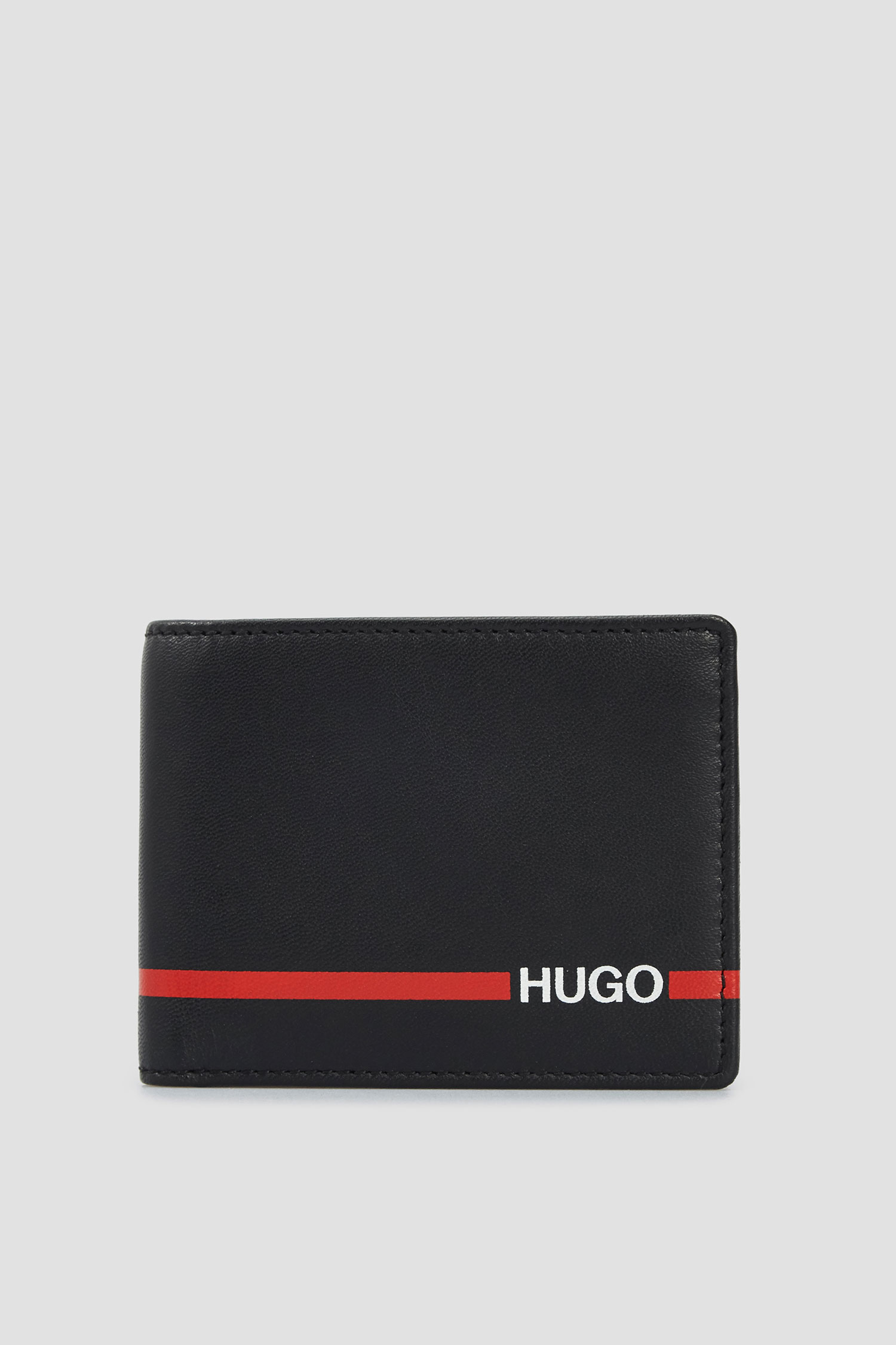 Мужской черный кожаный кошелек HUGO 50455581;001