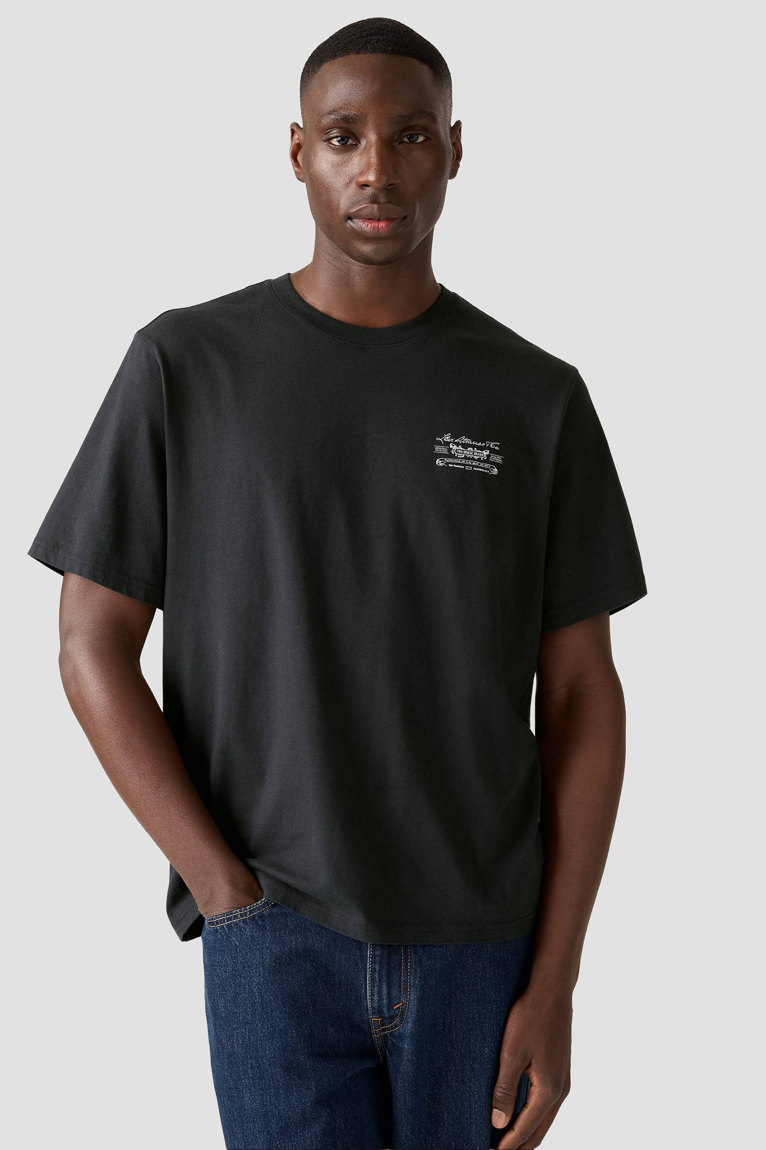 Мужская черная футболка Levi’s® 16143;1821