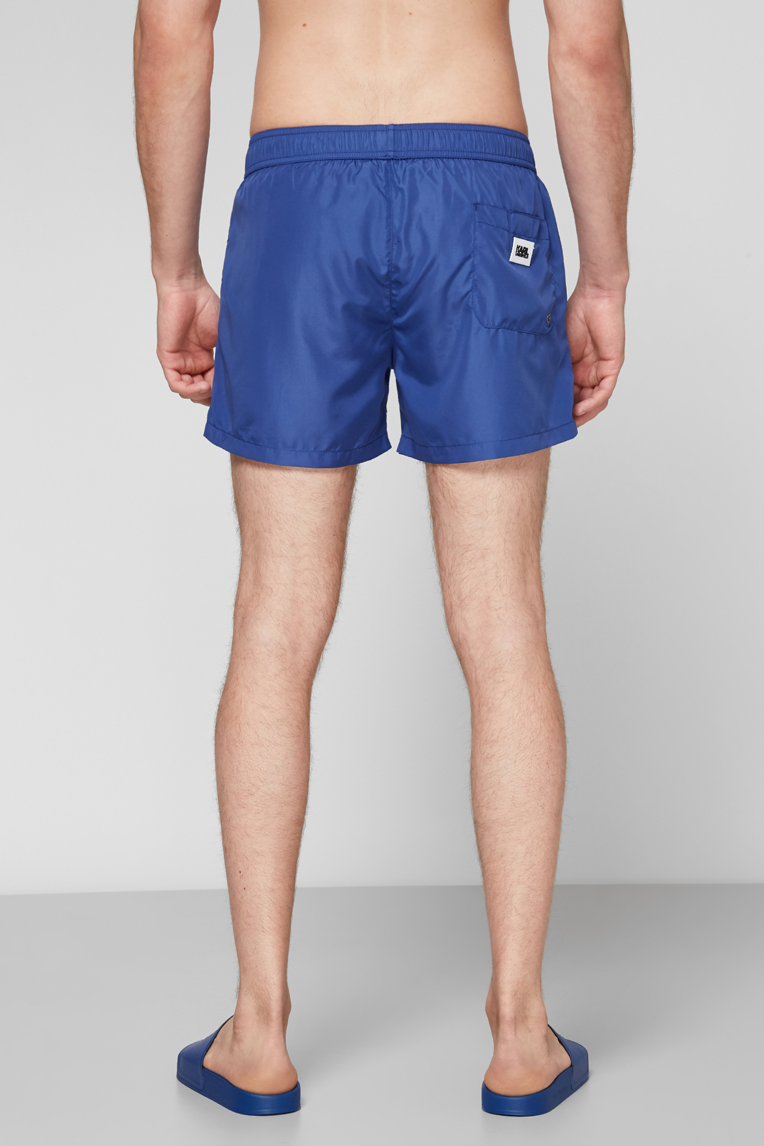 Чоловічі сині плавальні шорти Karl Lagerfeld KL21MBS02;NAVY