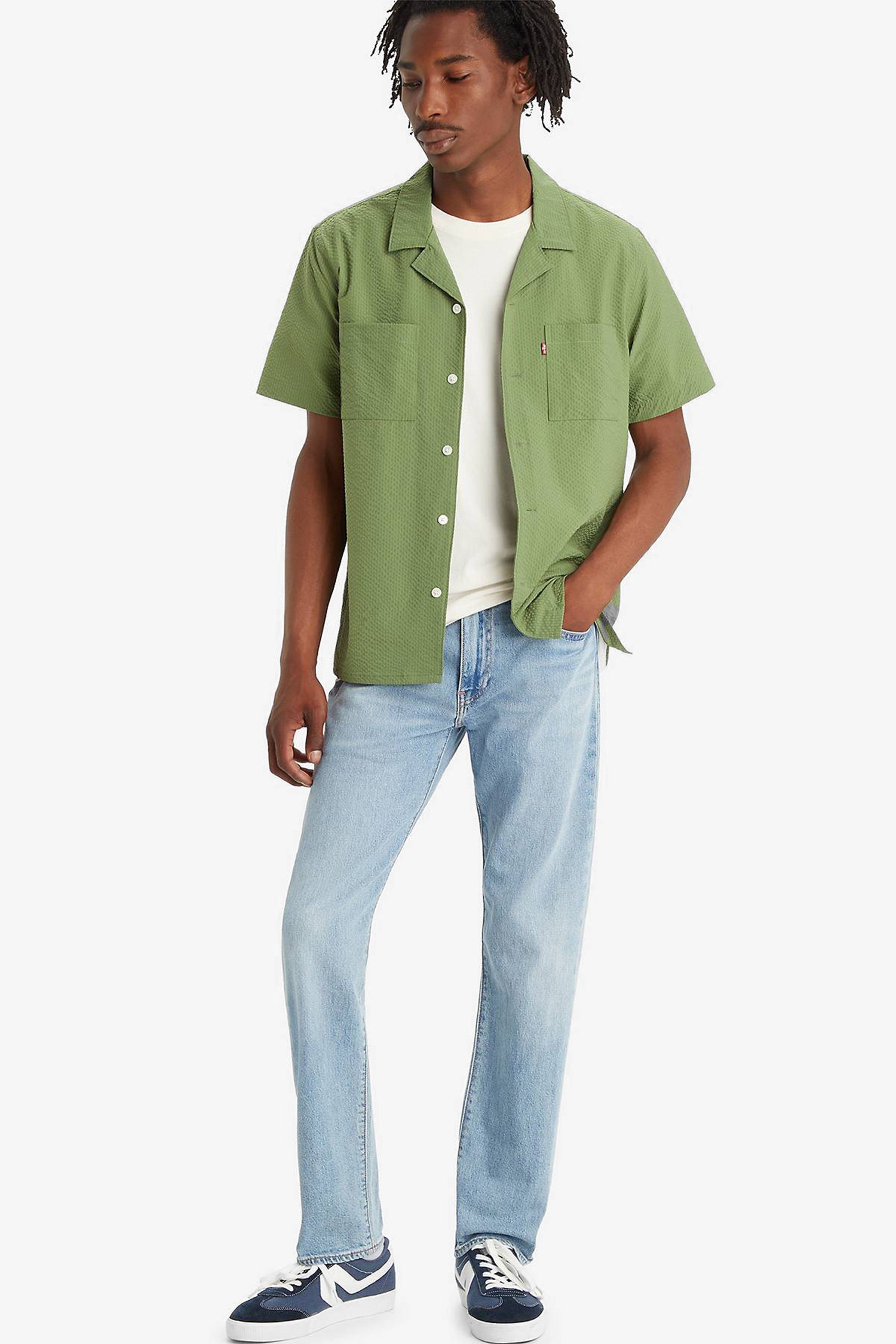 Мужские голубые джинсы 502™ Taper Levi’s® 29507;1417