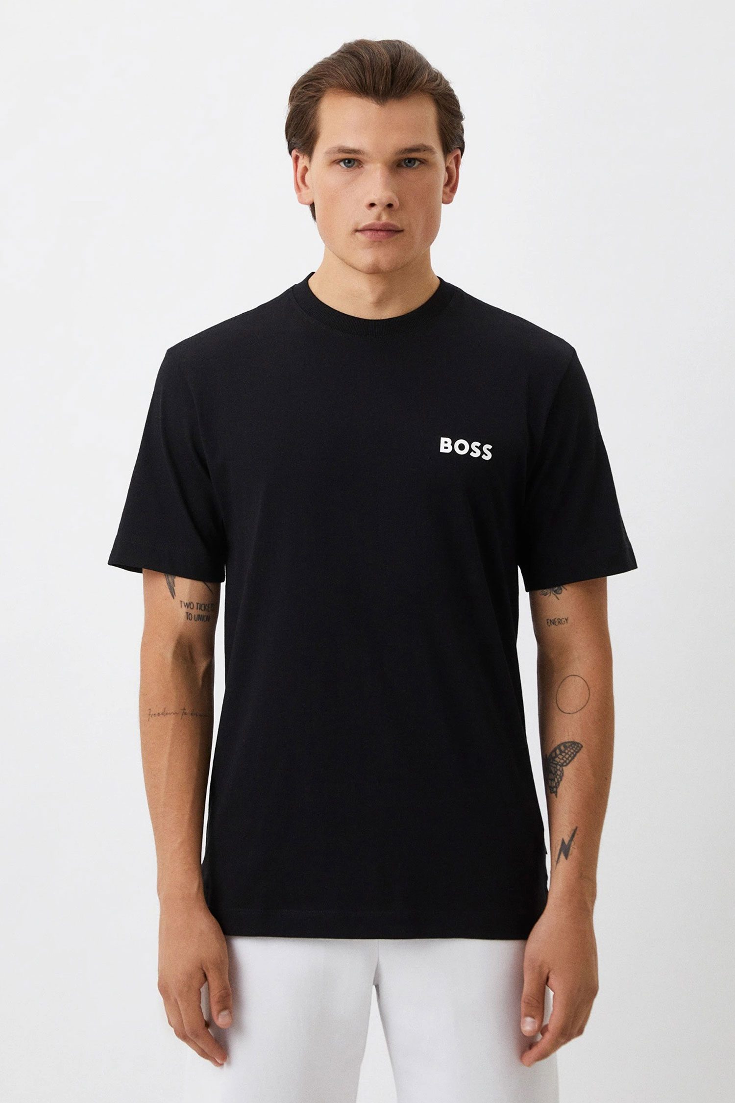 Чоловіча чорна футболка BOSS 50494074;001