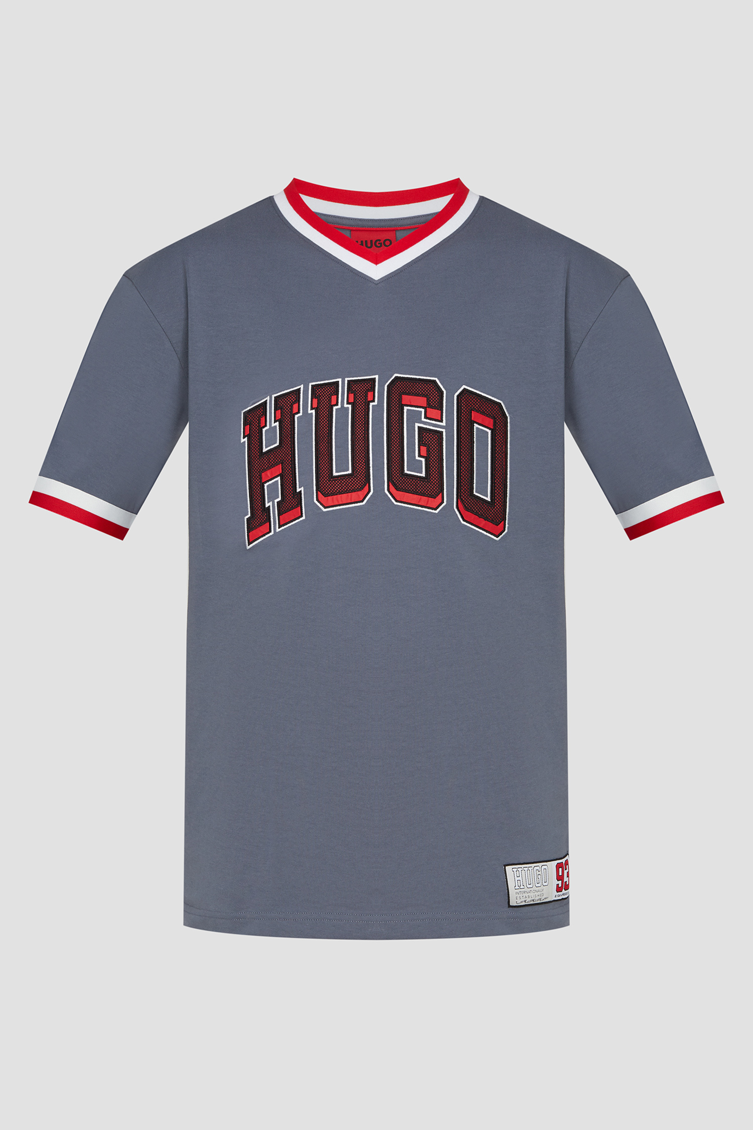 Чоловіча сіра футболка HUGO 50510173;462