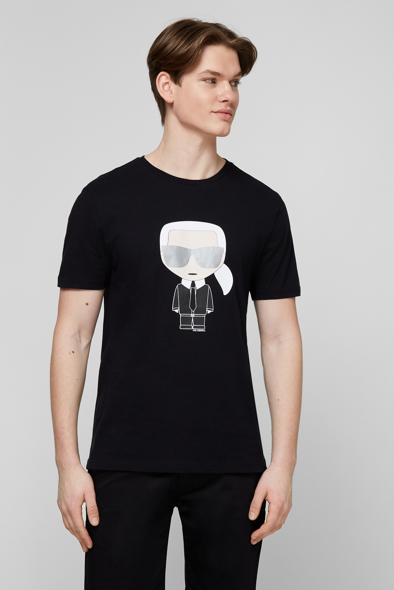 Черная футболка для парней Karl Lagerfeld 511251.755061;990