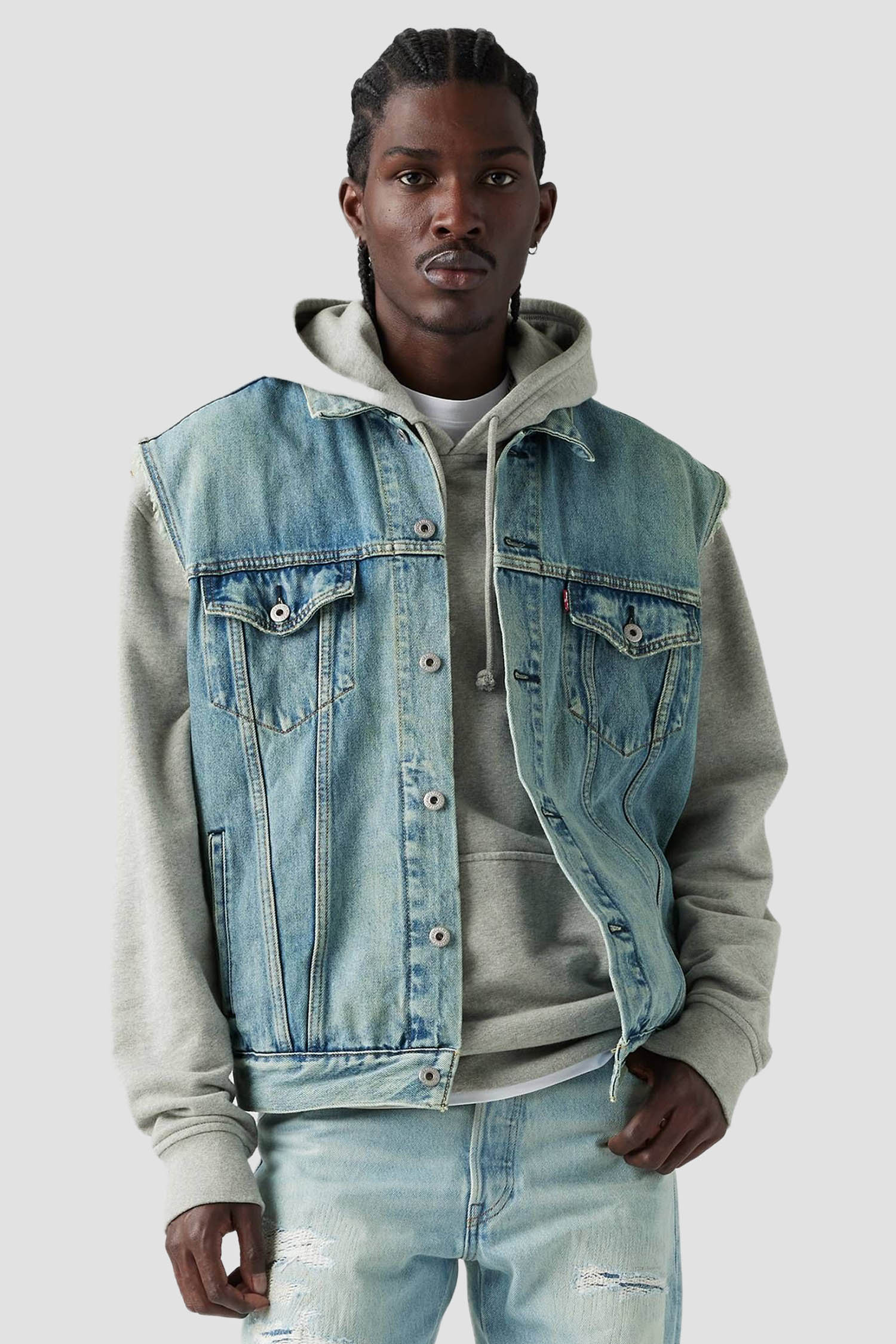 Чоловічий блакитний джинсовий жилет Levi’s® A5789;0000