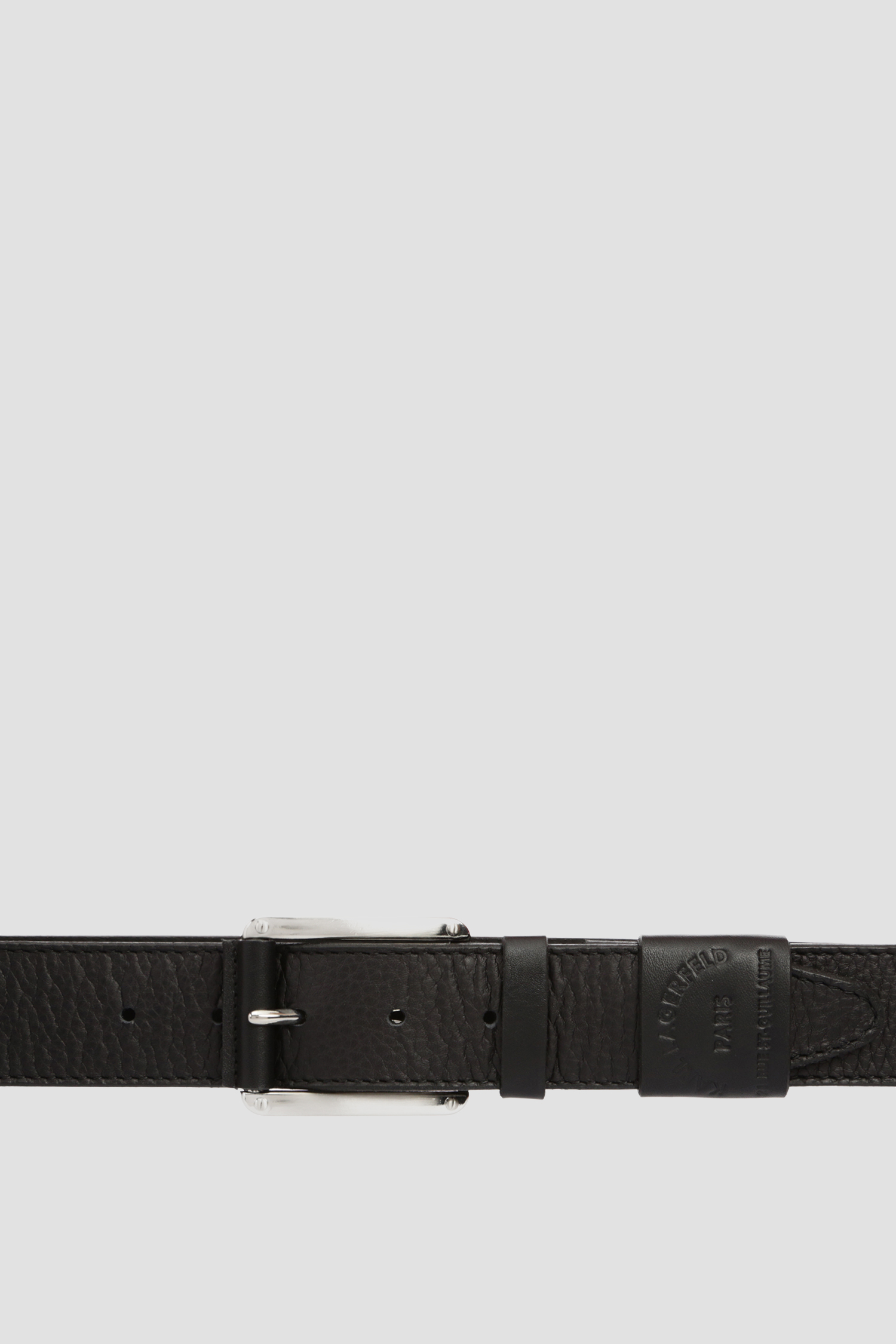 Мужской черный кожаный ремень Karl Lagerfeld 592451.815300;990