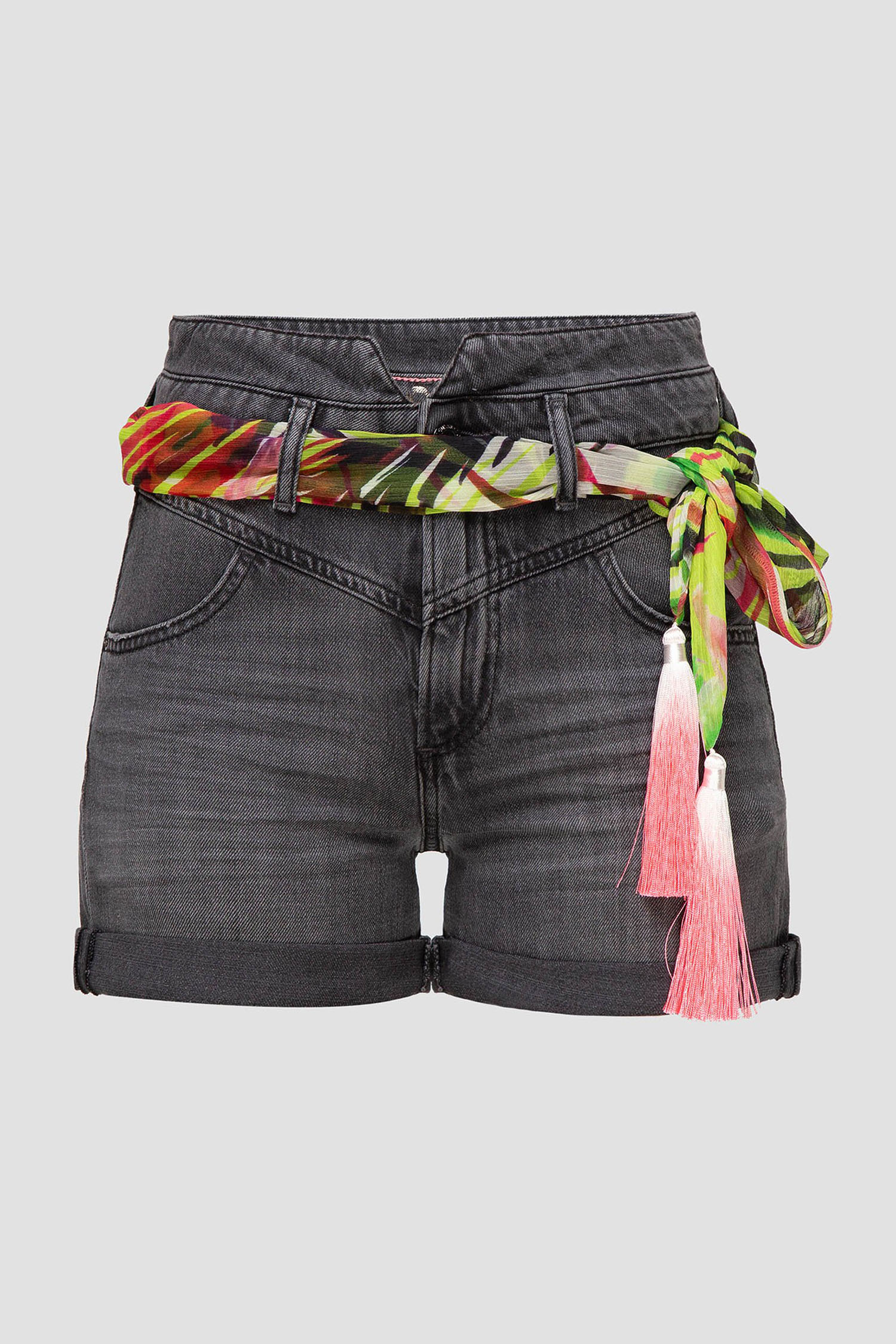 Женские серые джинсовые шорты Guess W02D20.D3ZU1;WSMY