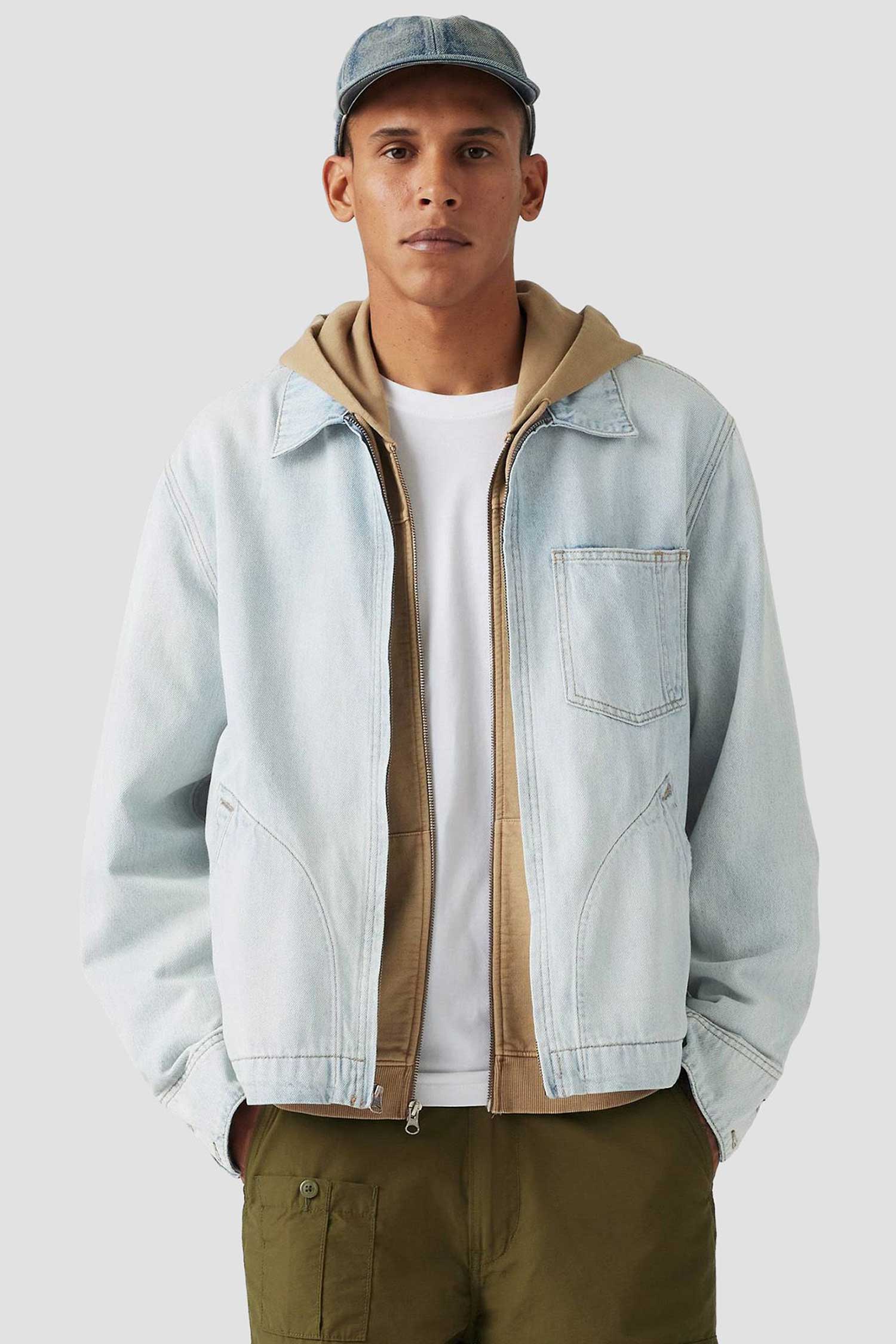 Мужская голубая джинсовая куртка Levi’s® A8635;0002