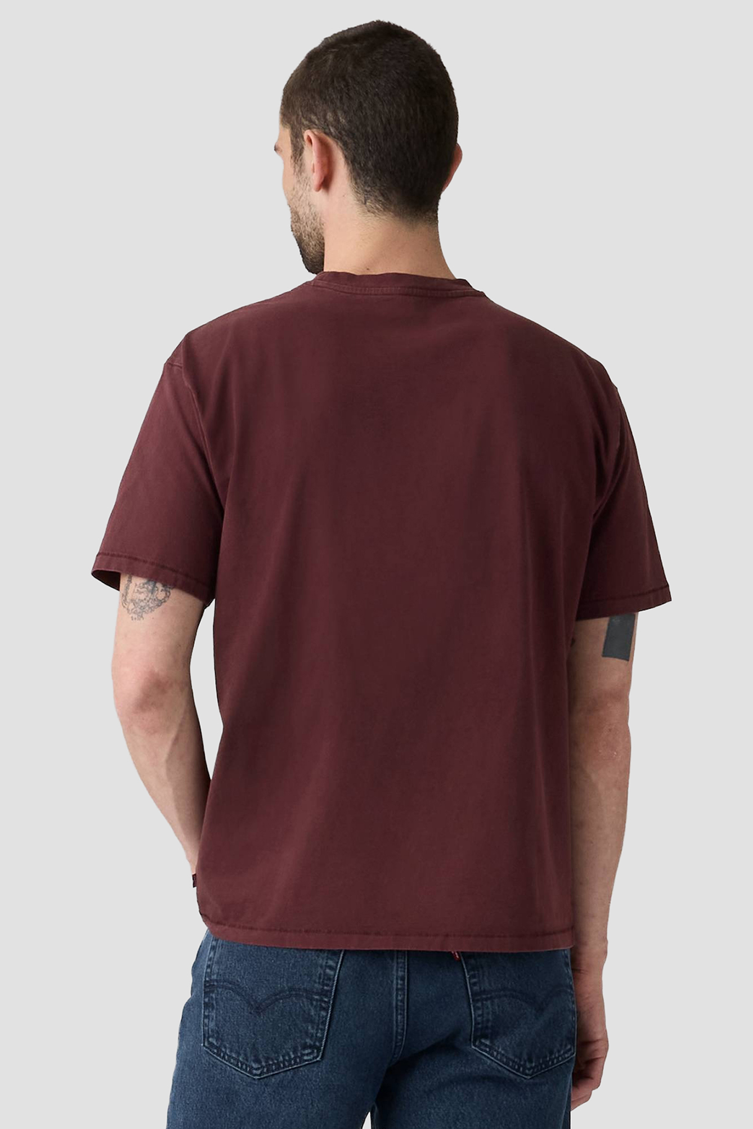 Мужская бордовая футболка Levi’s® A0637;0224