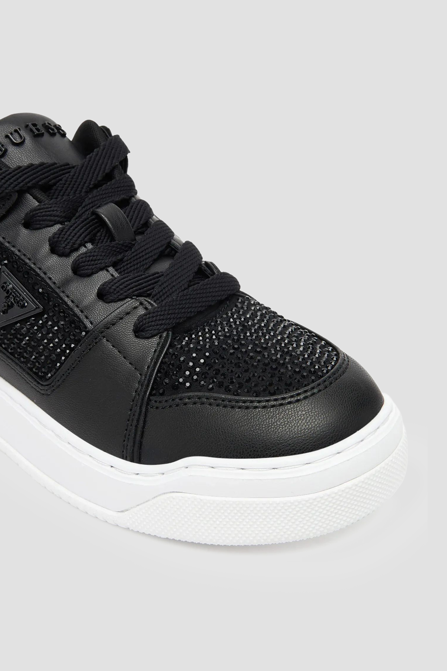 Жіночі чорні снікерси Guess FLTDL2.LEA12;BLACK
