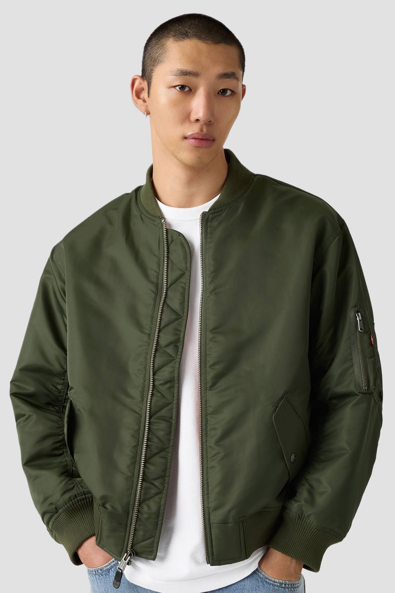 Чоловічий оливковий бомбер Levi’s® 005AL;0001