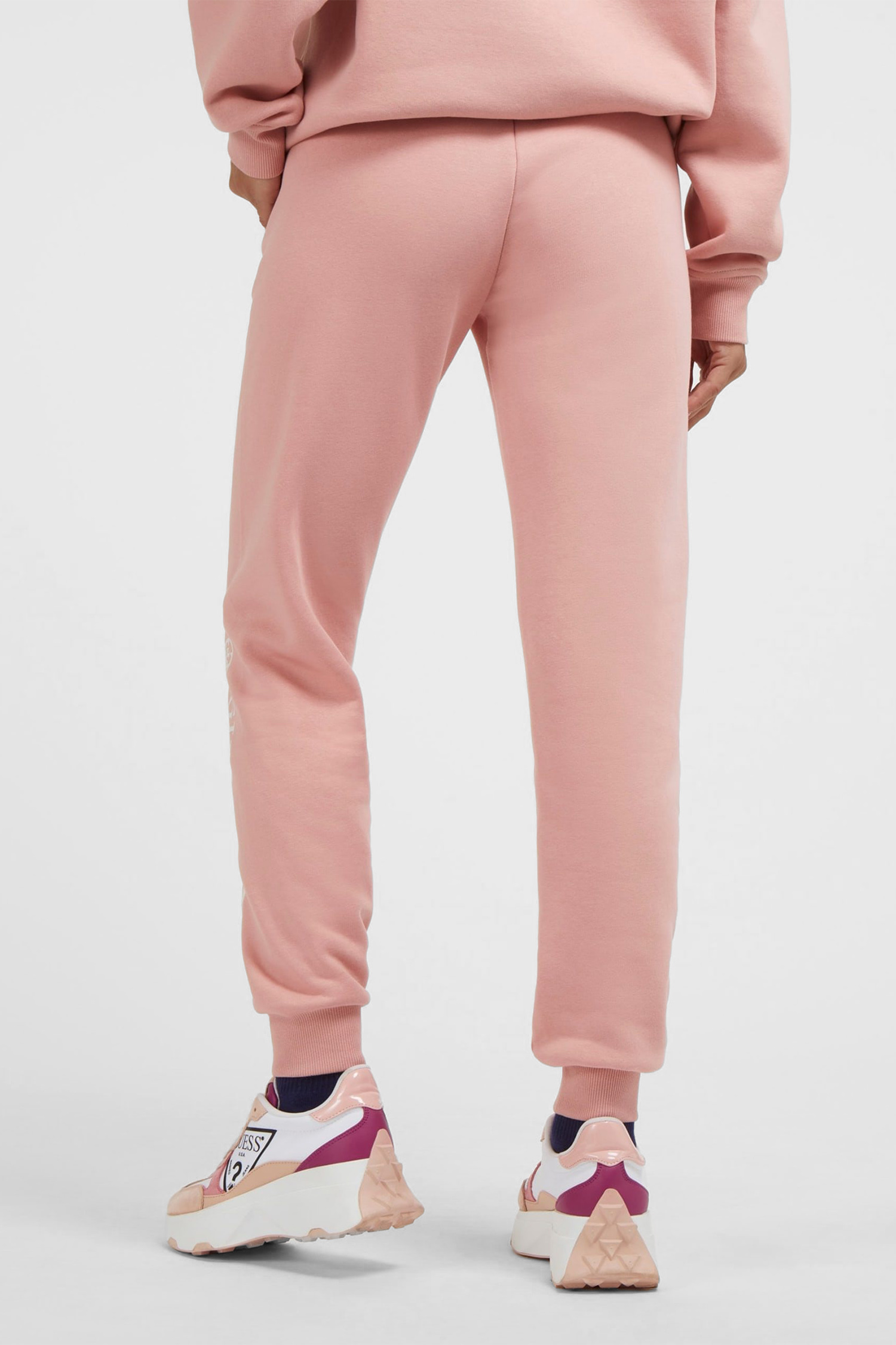 Женские розовые спортивные брюки Guess V3BB03.K9Z21;G6J1